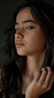 Young Woman Posing And Smiling For Portrait Photography