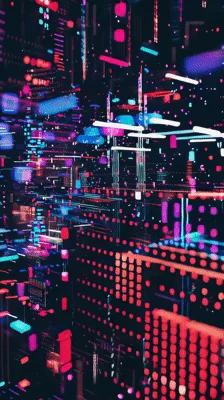 Abstract Digital Data Flow In Cybernetic Network