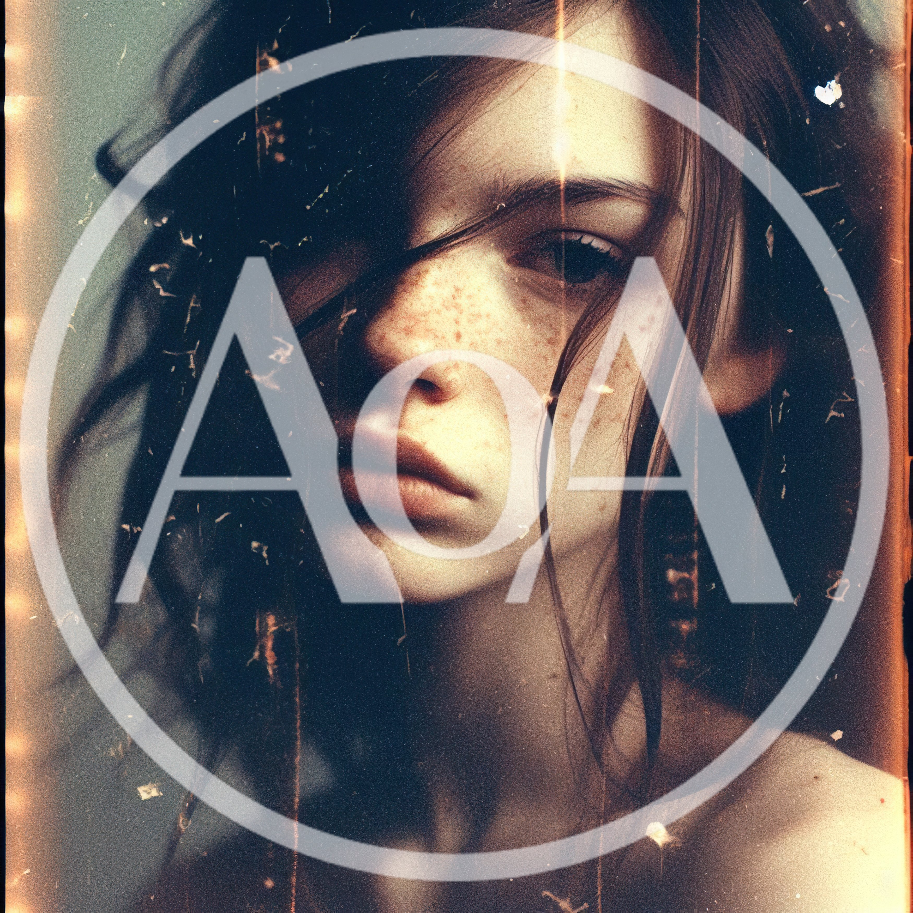 Portrait Of A Young Woman With Freckles