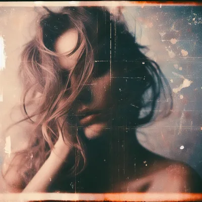Artistic Portrait Of A Woman With Messy Hair