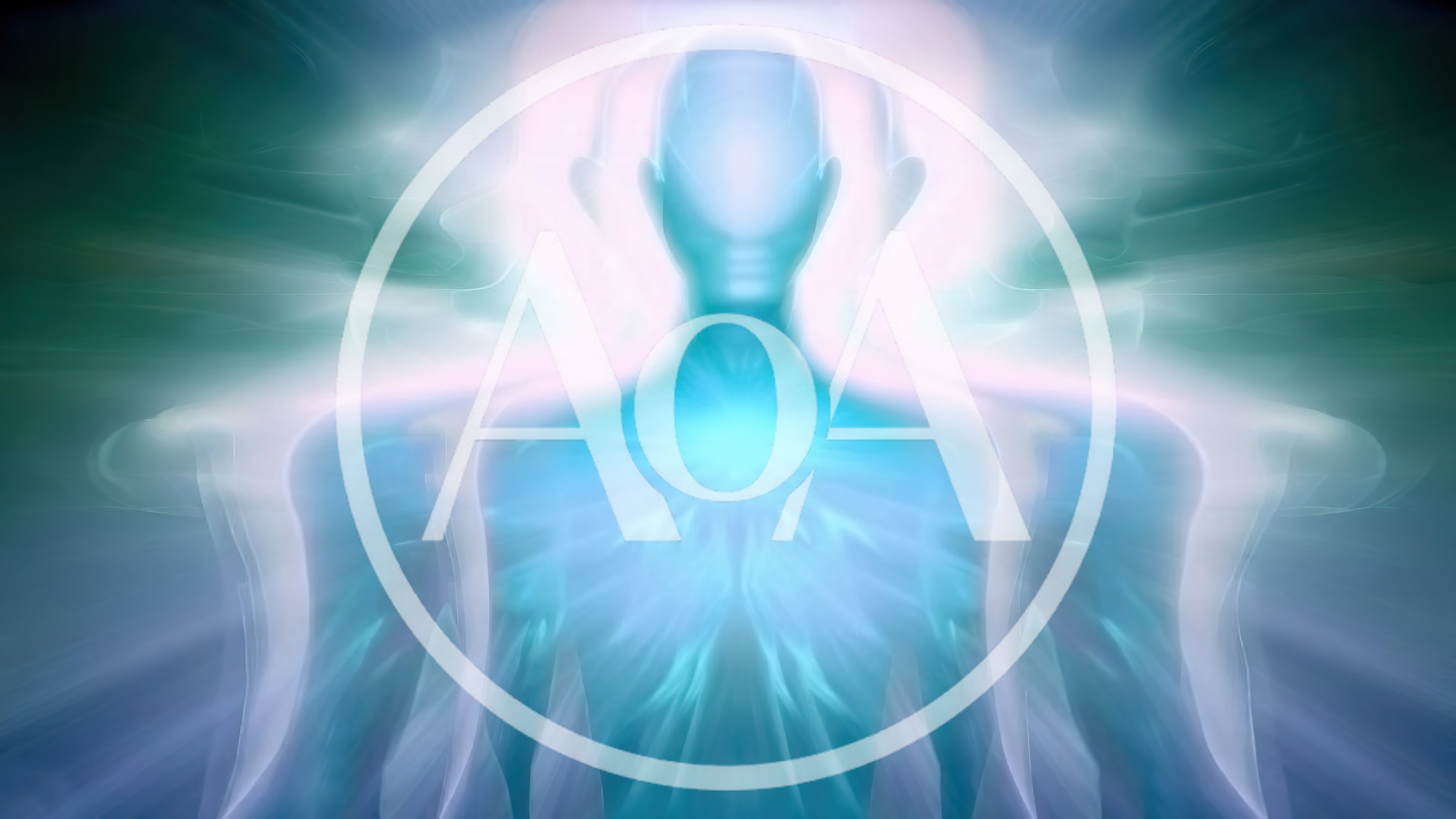 Ethereal Humanoid Figure Radiating Spiritual Light