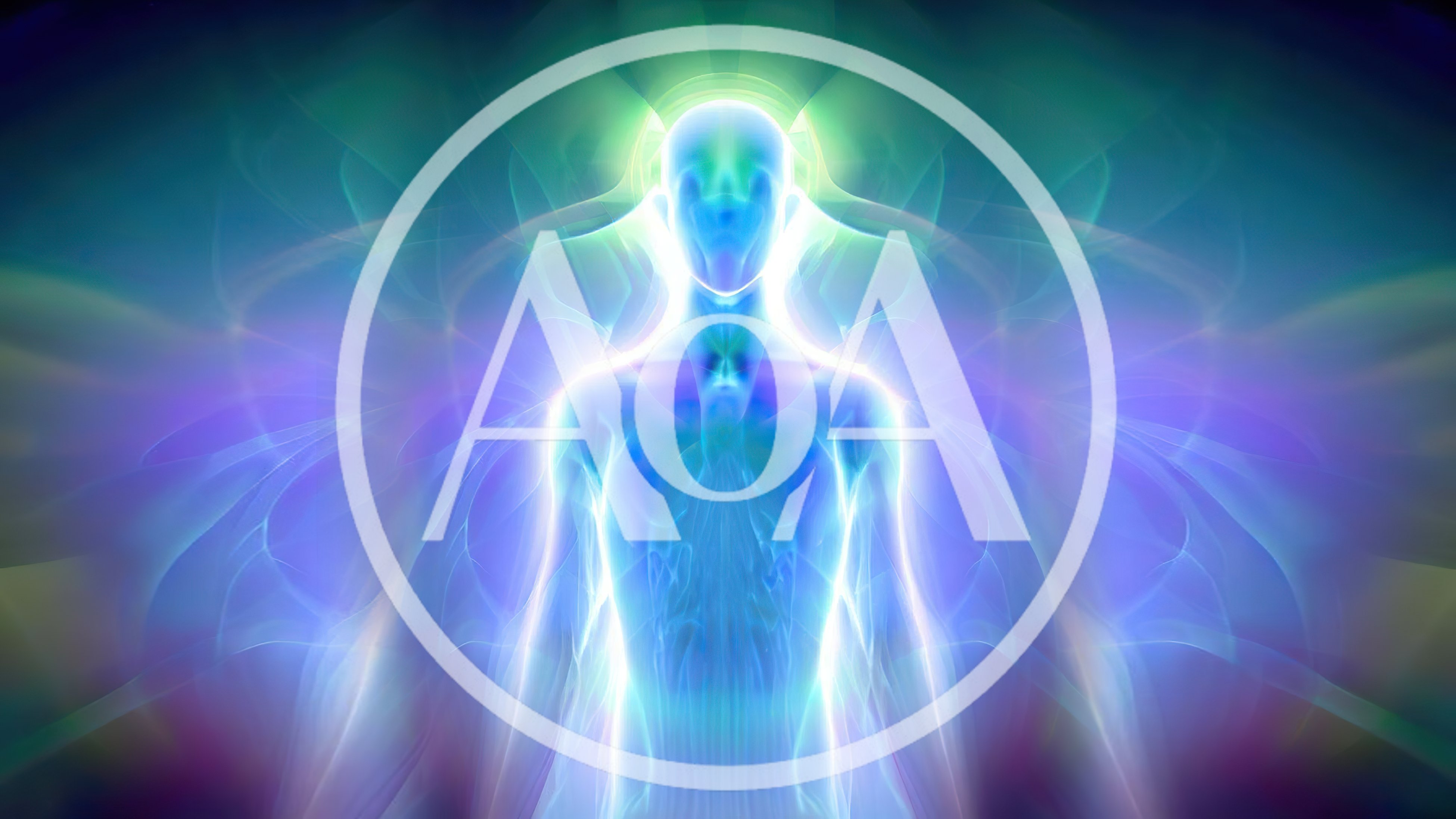 Ethereal Humanoid Figure With Radiant Energy Aura