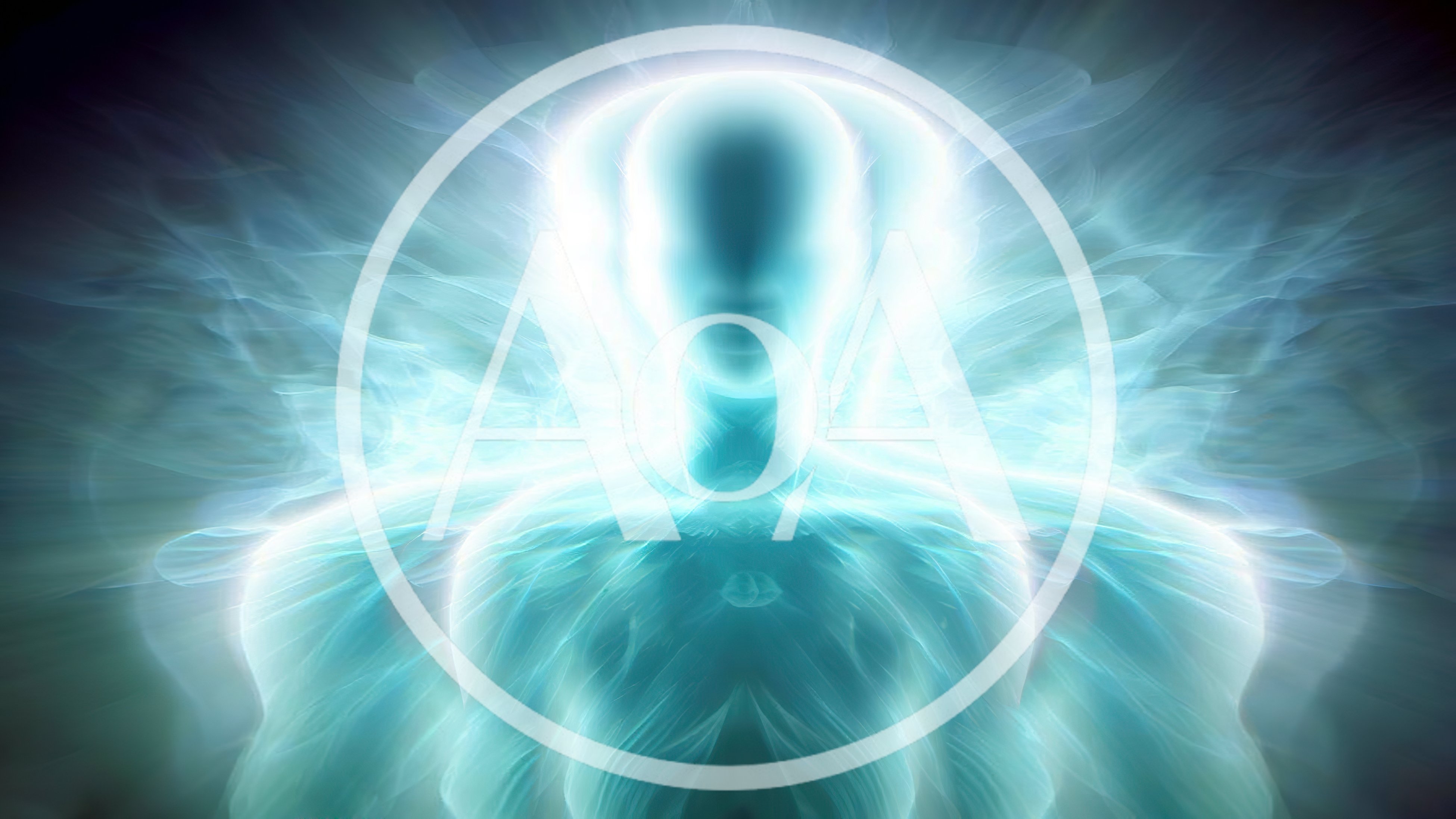 Ethereal Glowing Humanoid Energy Being