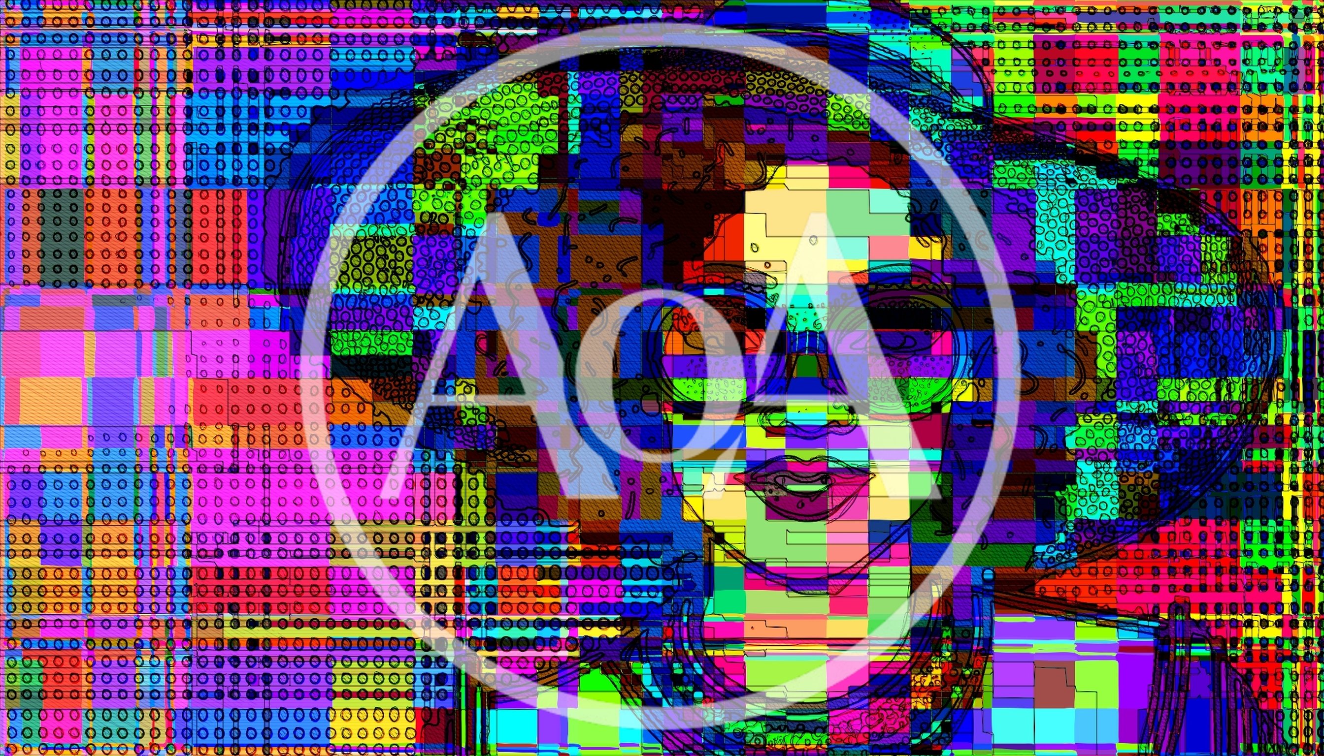 Abstract Digital Portrait Of A Woman With Hat