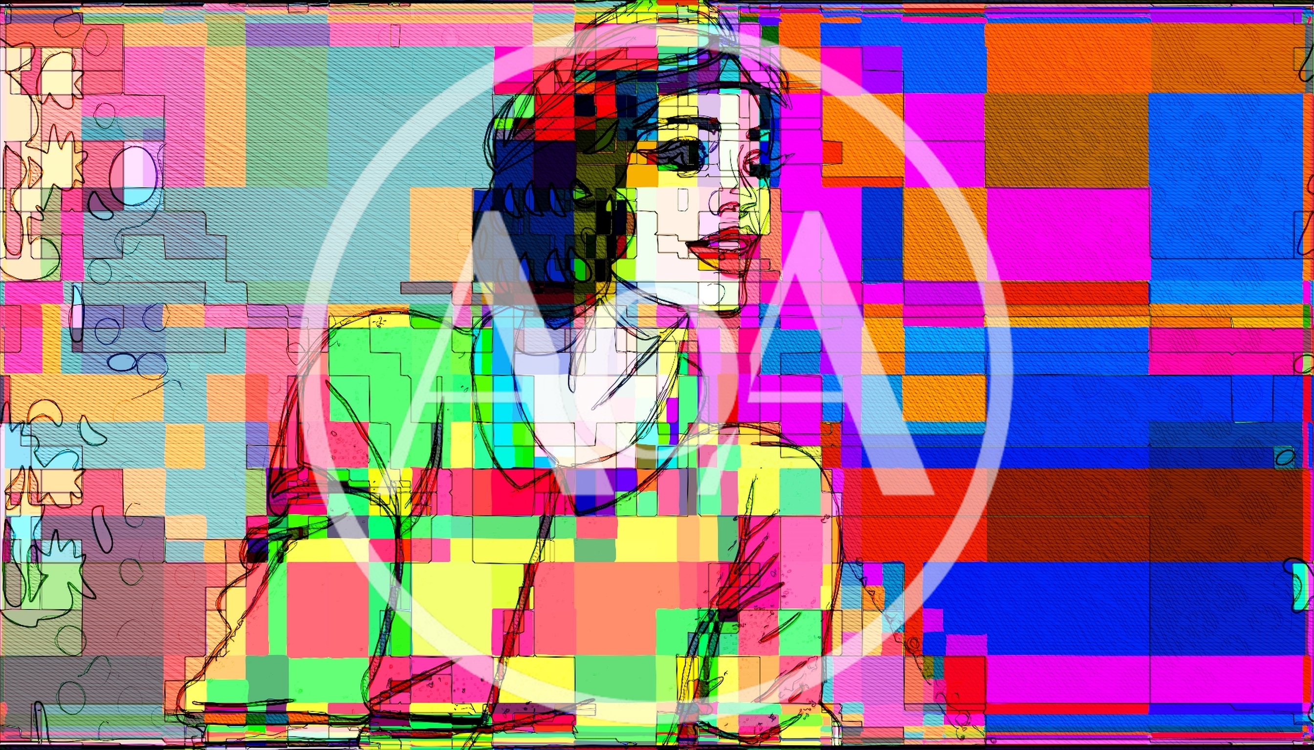 Abstract Digital Illustration Of A Woman