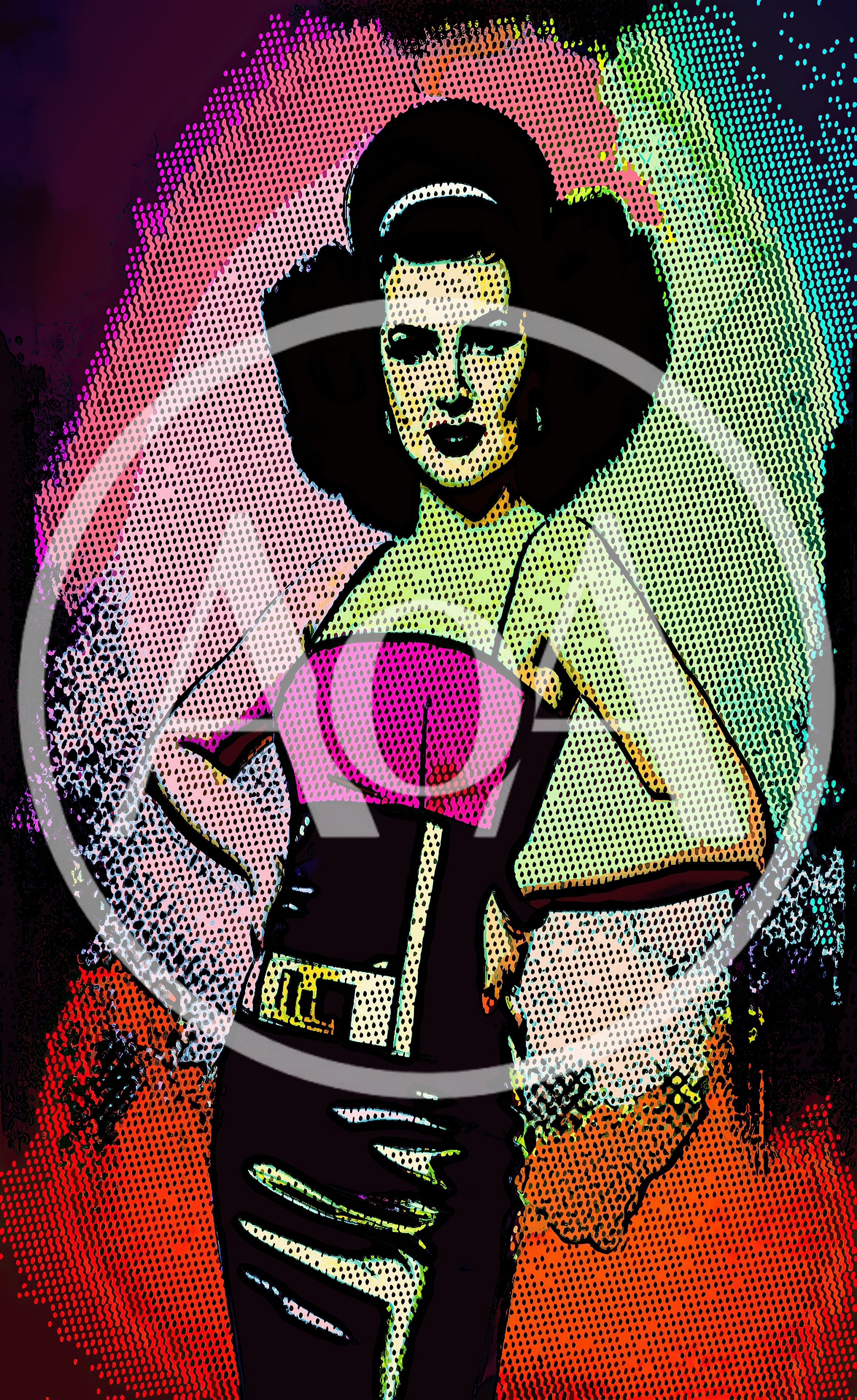 Pop Art Illustration Of A Glamorous Woman