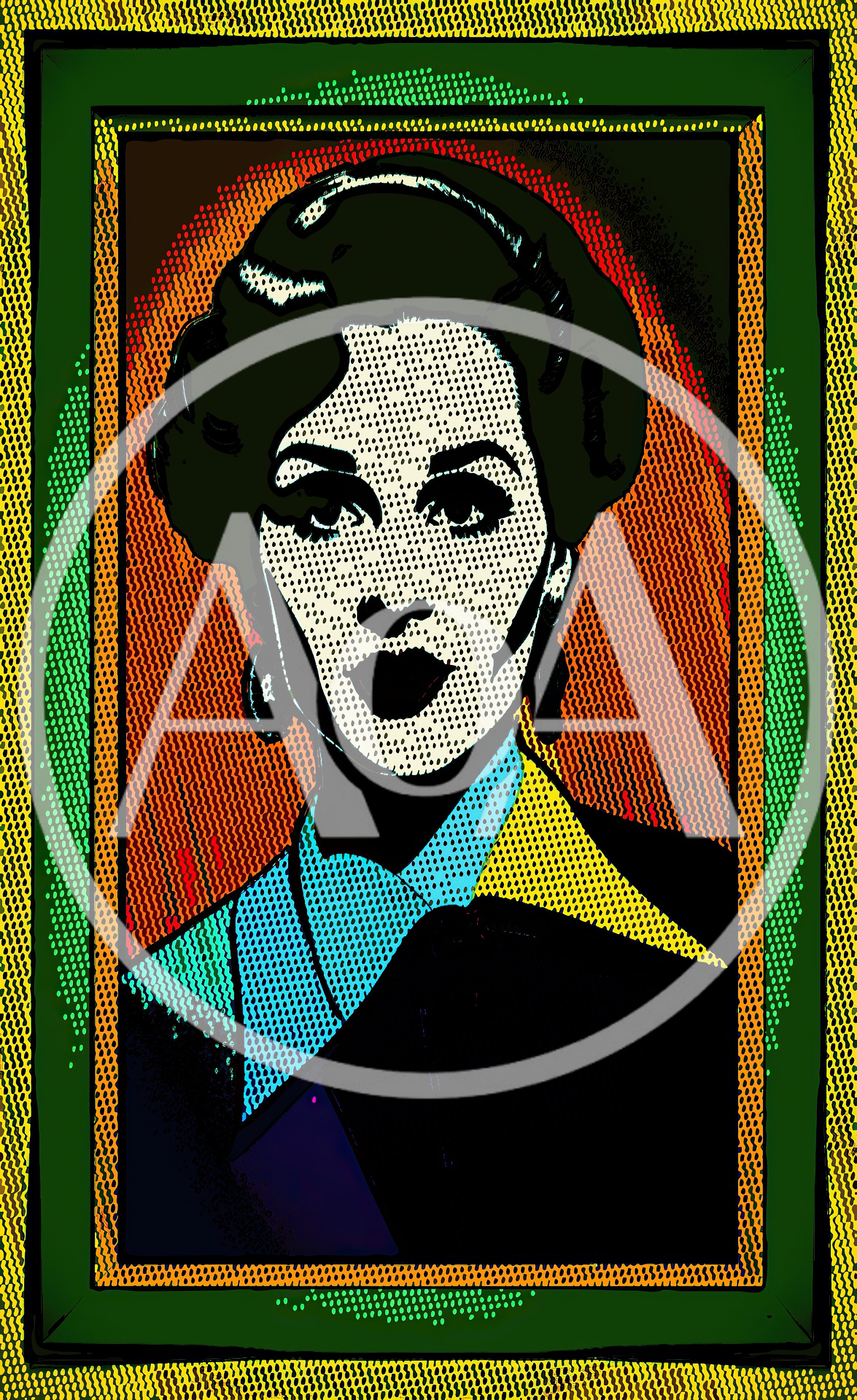 Pop Art Portrait Of A Woman