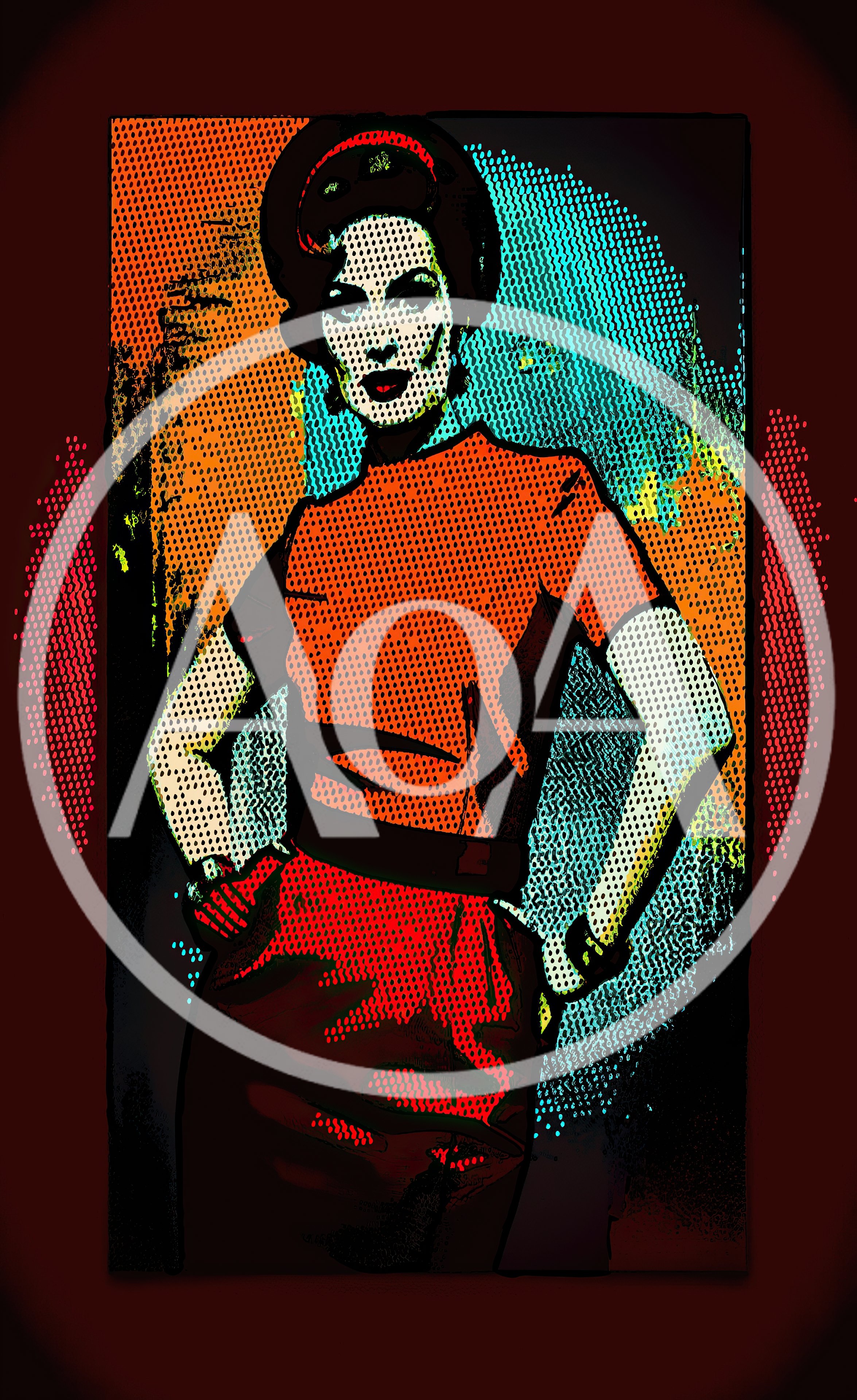 Pop Art Illustration Of A Stylish Woman