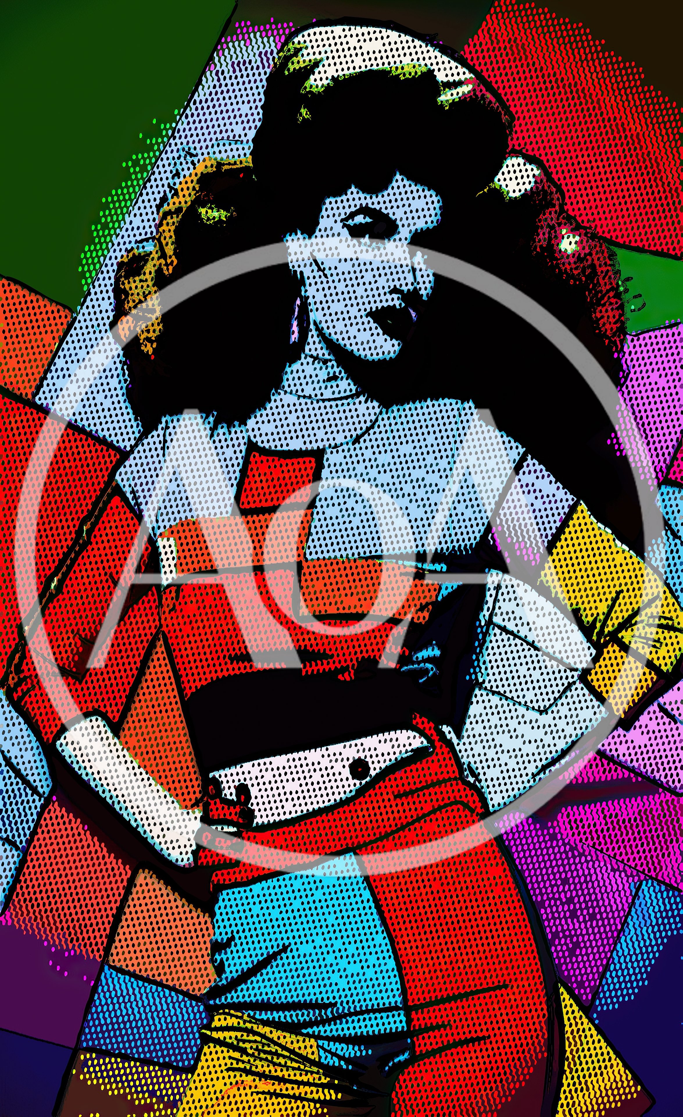 Pop Art Style Illustration Of A Fashionable Woman