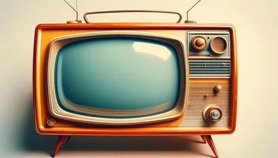 Vintage Mid Century Modern Television Set