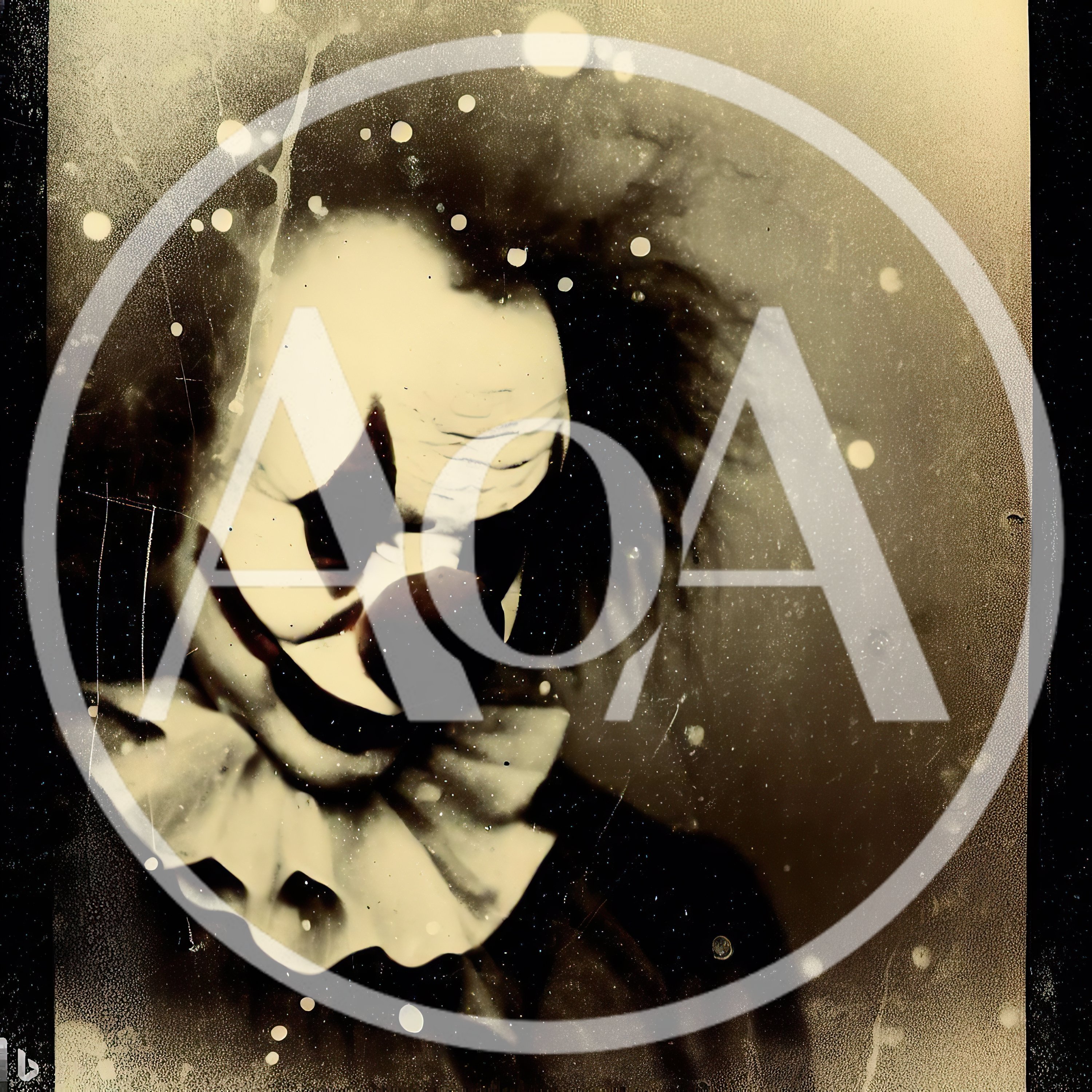 Vintage Style Portrait Of A Creepy Clown