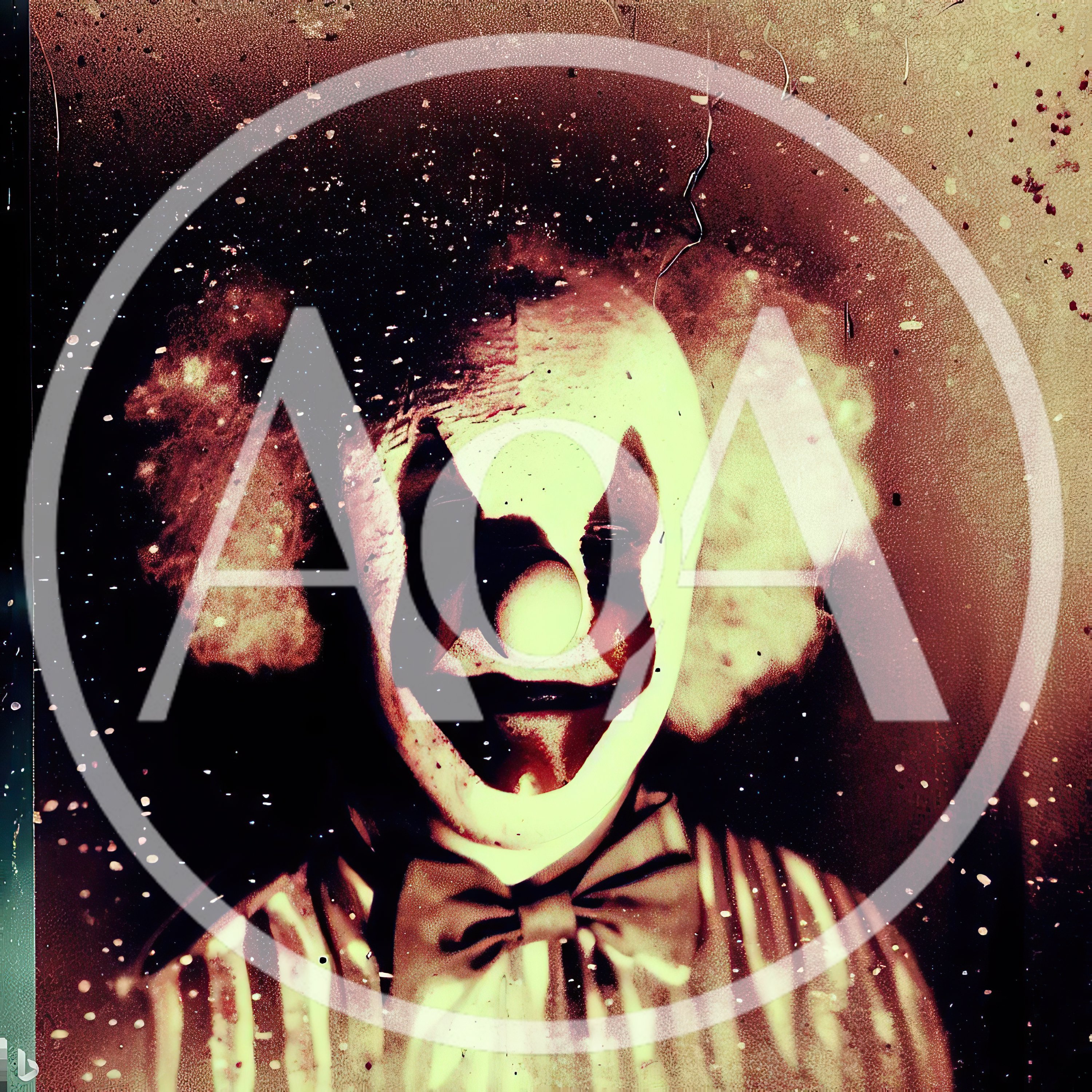 Creepy Vintage Style Clown Portrait