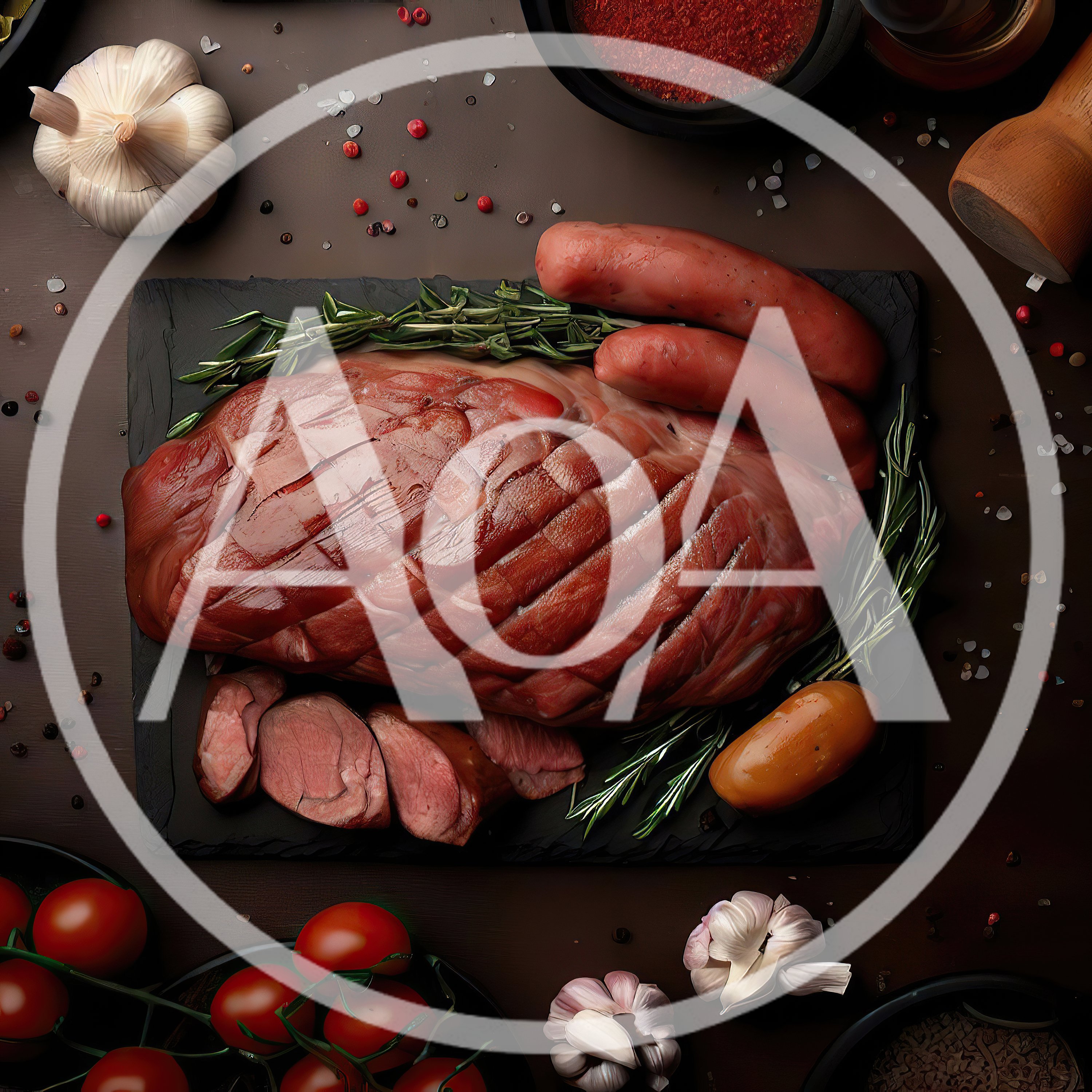 Roasted Meat Platter with Sausages and Herbs