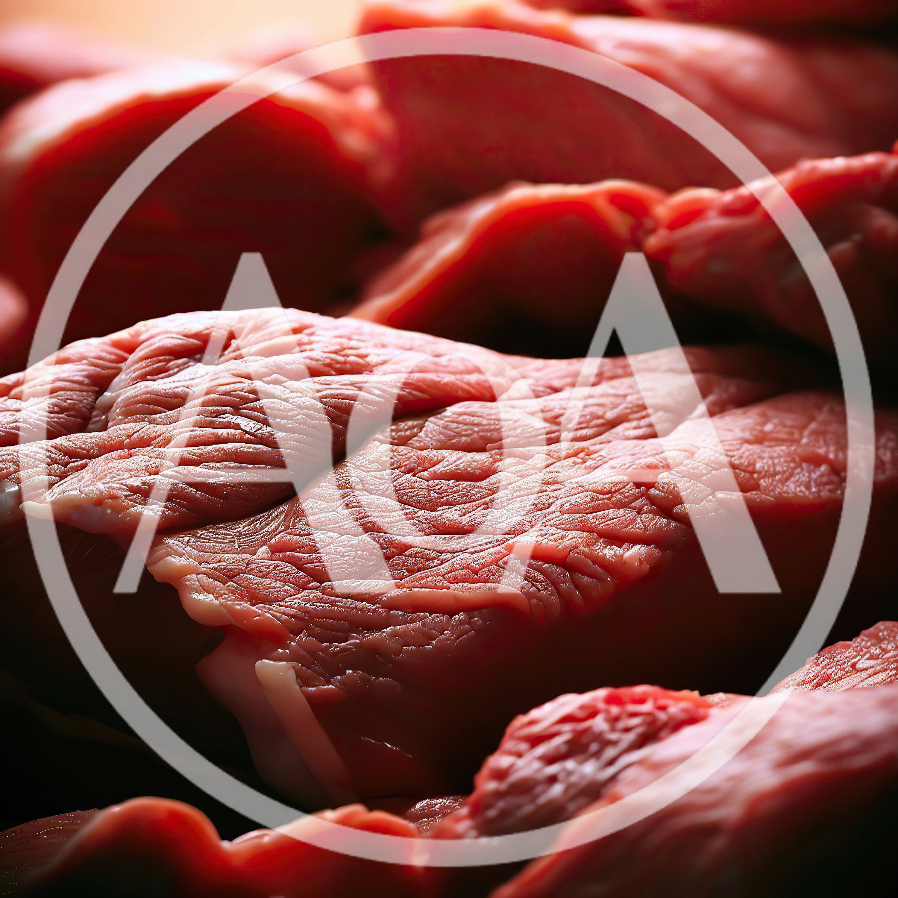 Close Up Of Raw Beef Steak Cuts