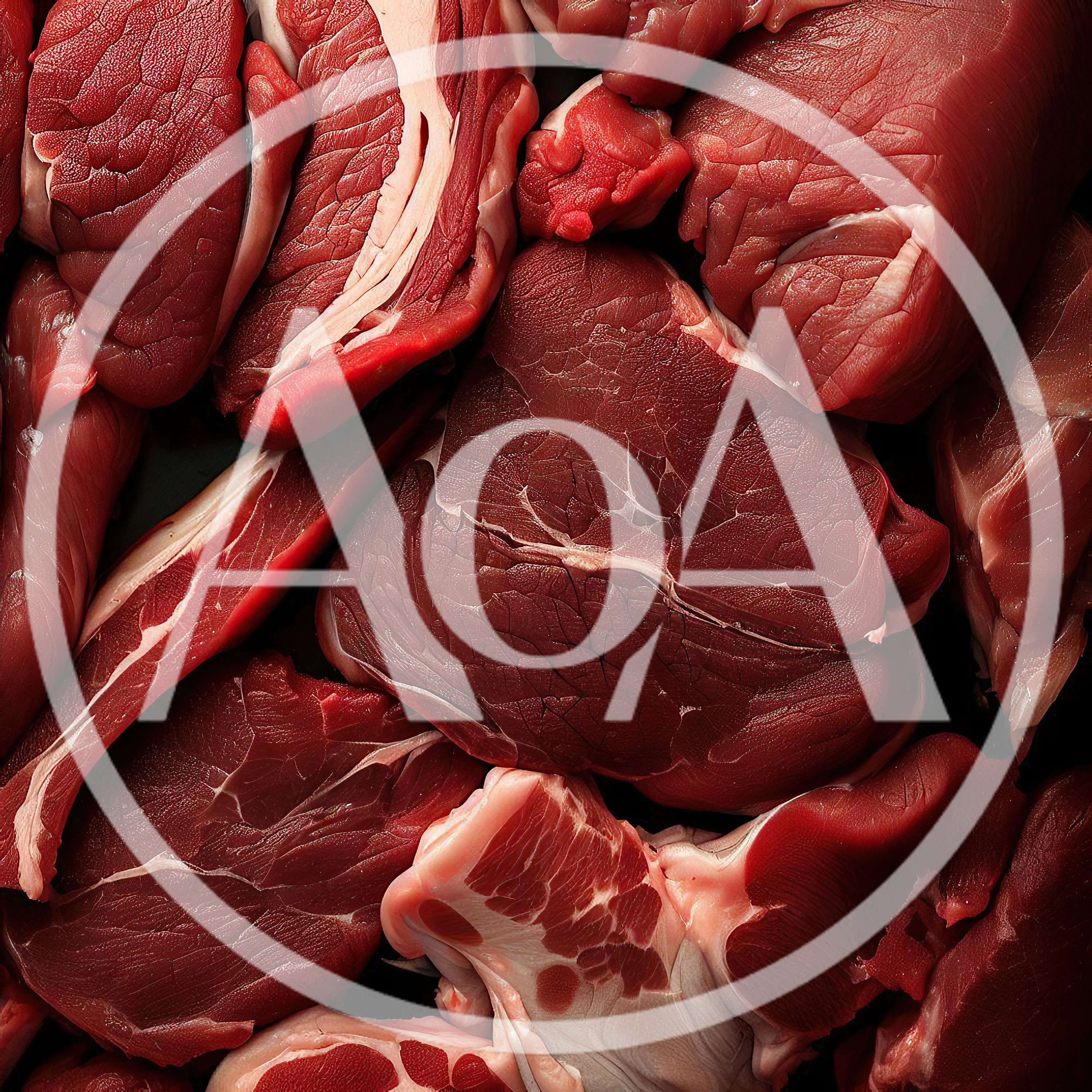 Fresh Raw Beef Cuts Background