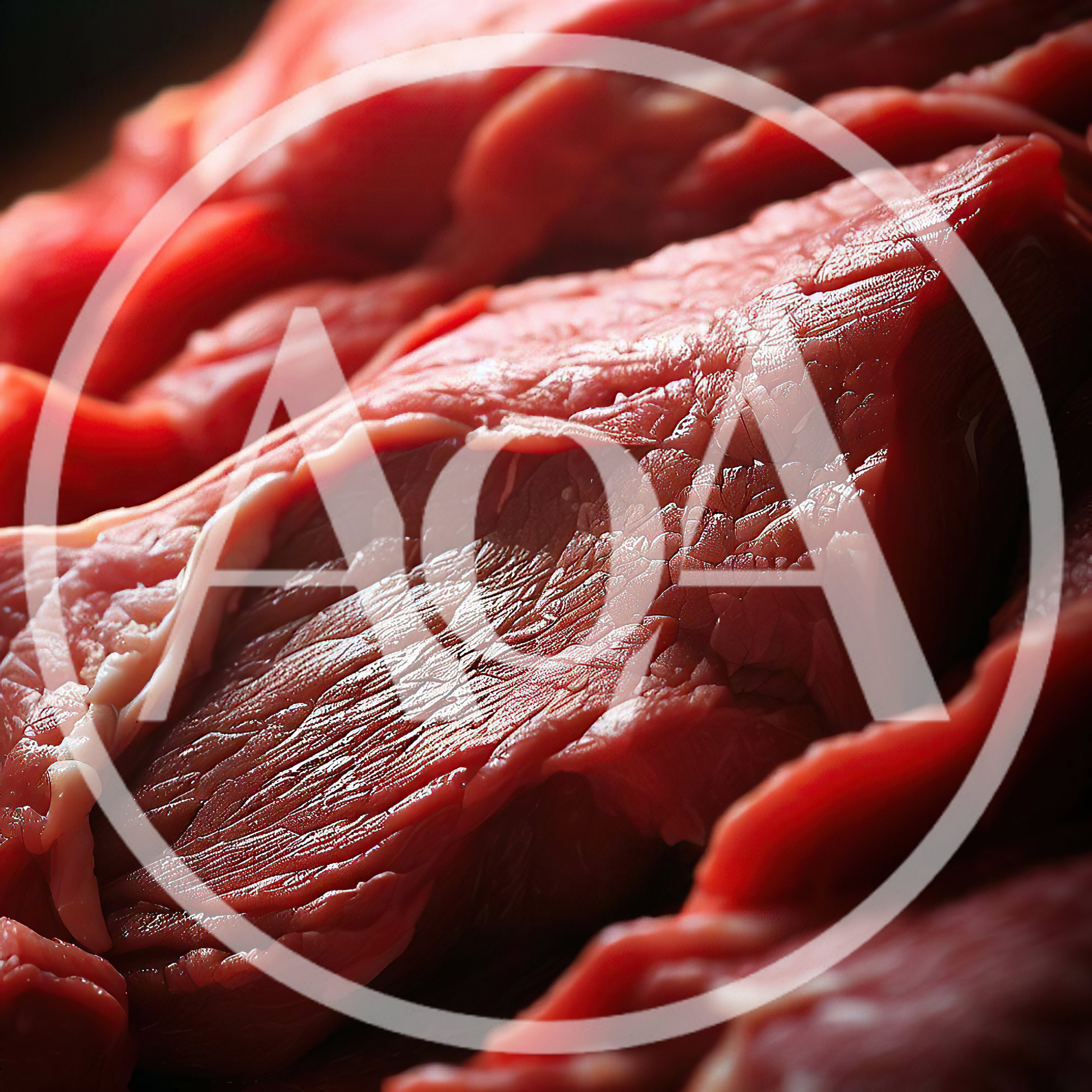 Close Up Of Raw Beef Steak Cuts