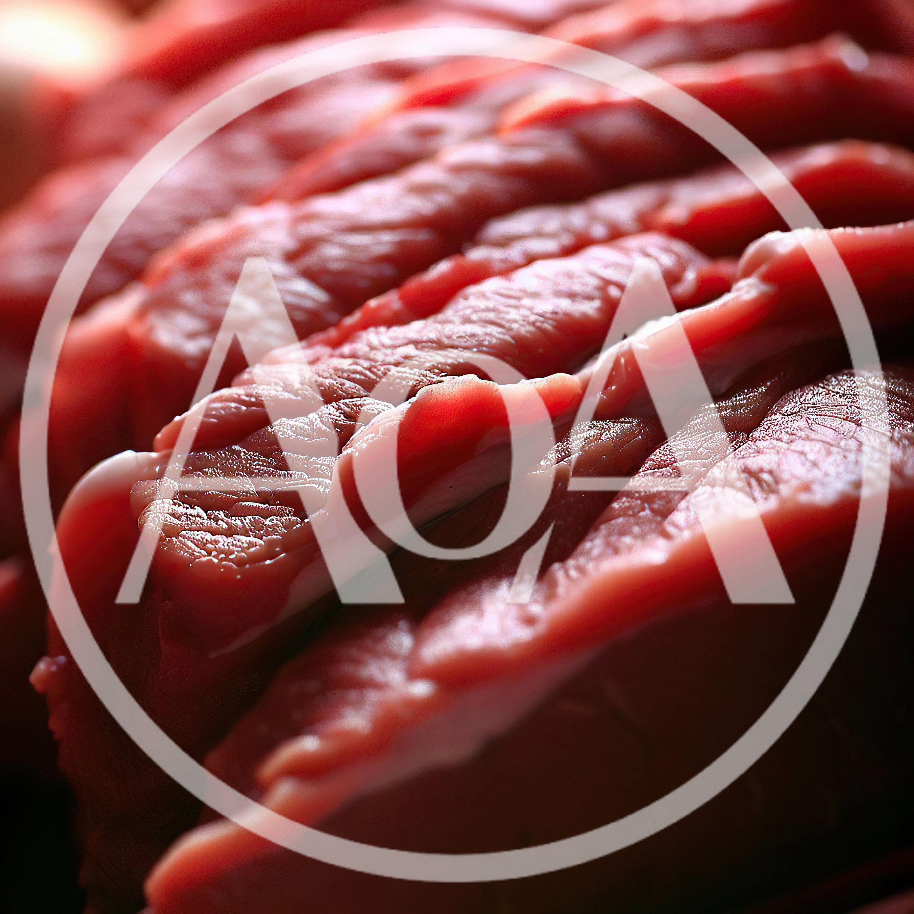 Close Up Of Raw Sliced Beef Strips