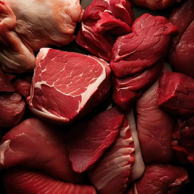 Assorted Cuts Of Raw Red Meat
