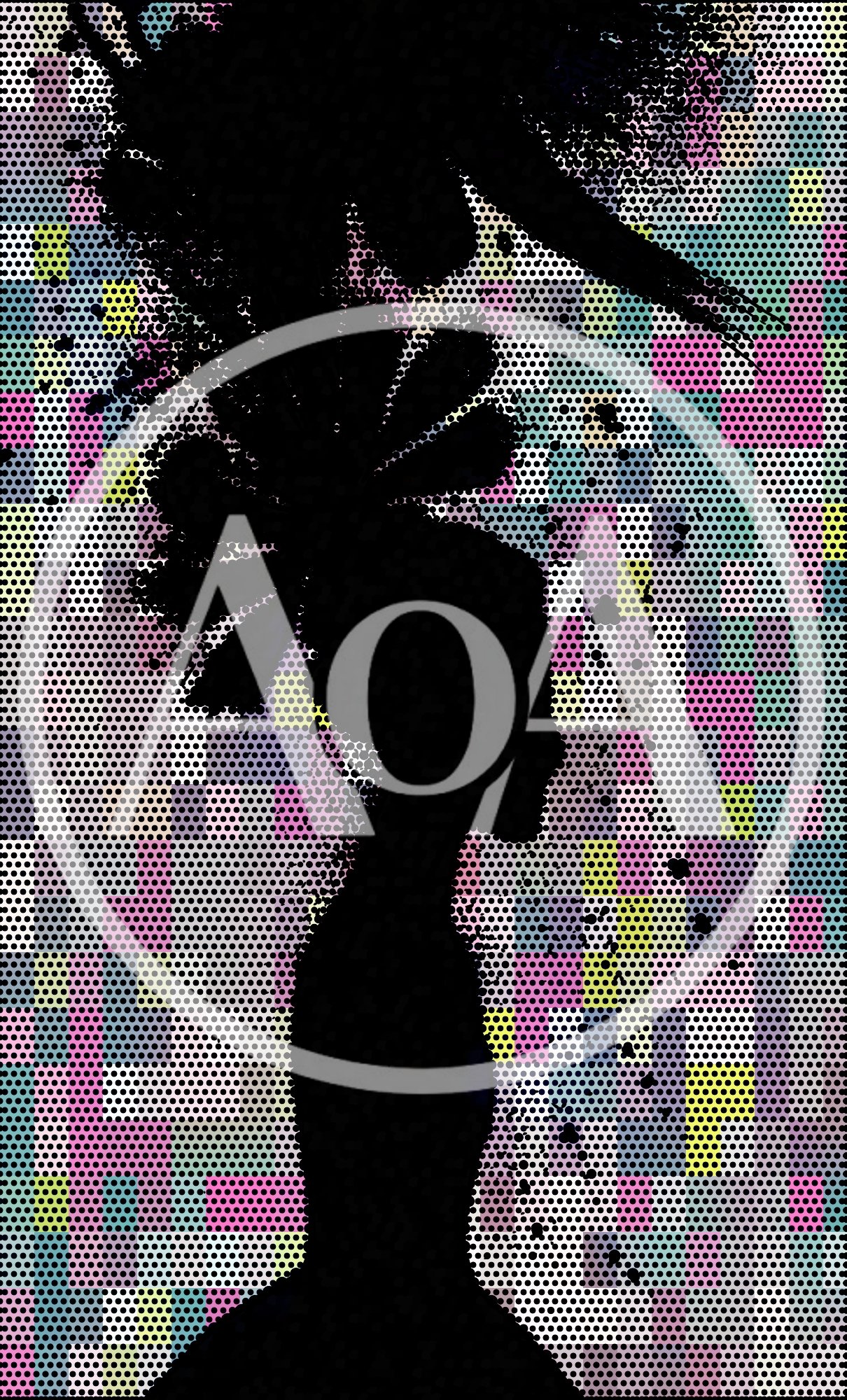 Silhouette Of A Woman With Elaborate Floral Hairpiece