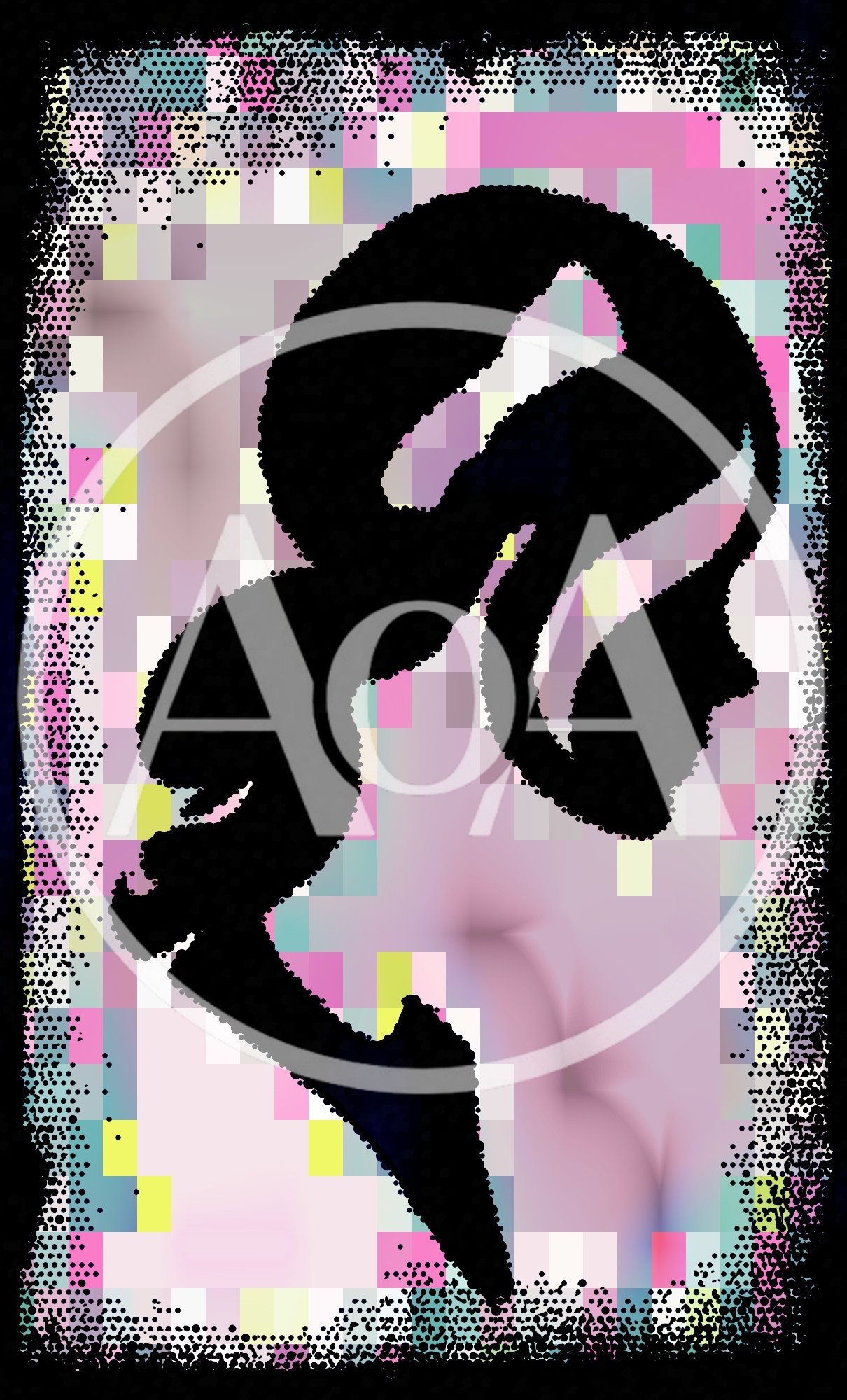 Abstract Silhouette Of A Woman With Flowing Hair