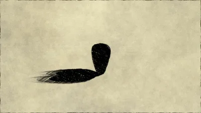 Animated Charcoal Sketch Of A Morphing Heart Shape