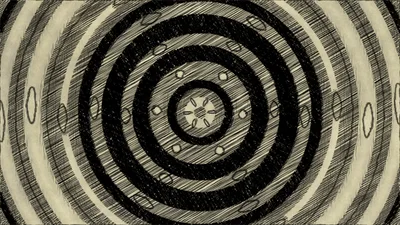 Hand Drawn Concentric Circles Expanding Animation