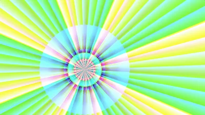 Abstract Geometric Radial Pattern Pulsing Animation