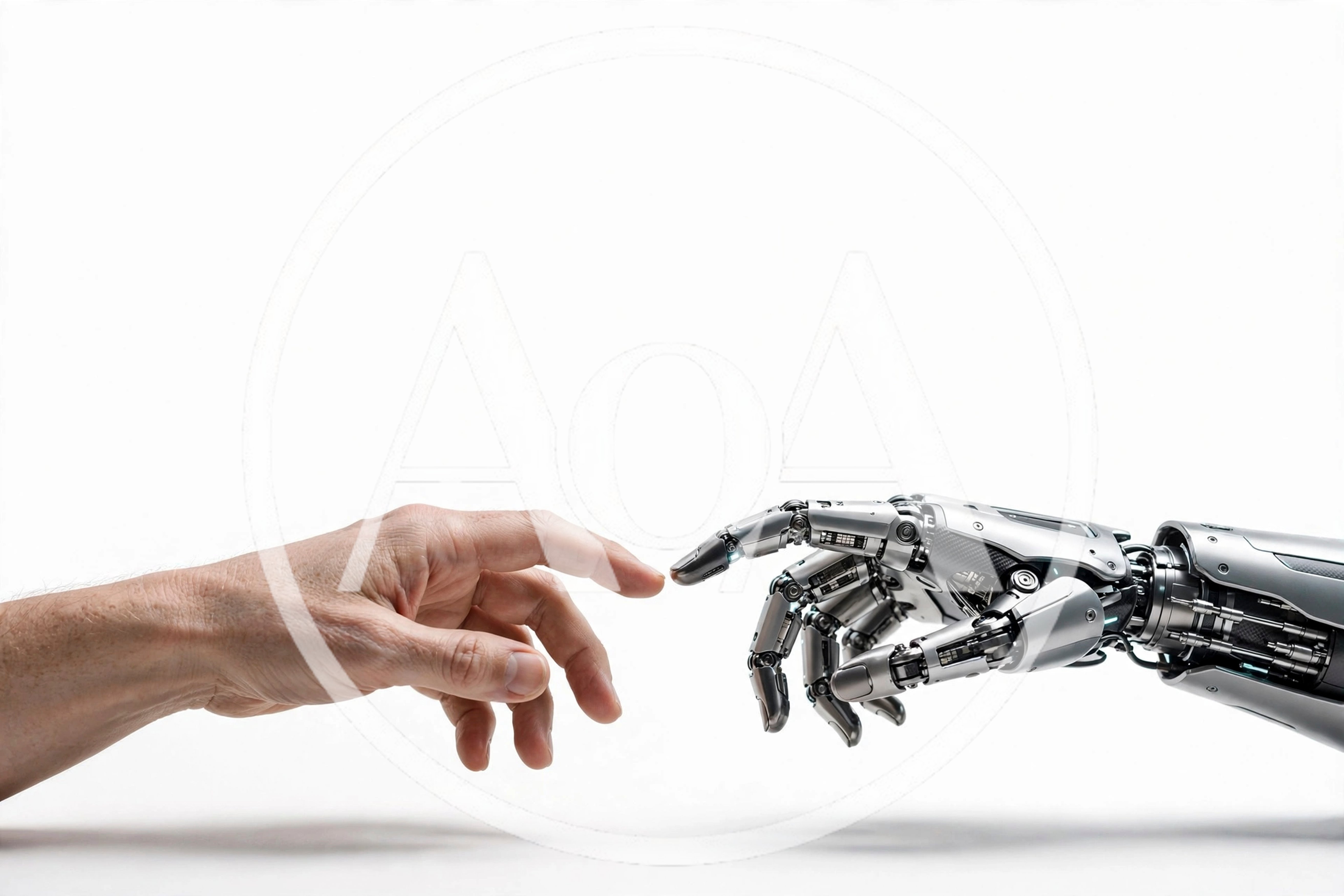 Human Hand Reaching Toward Robotic Hand