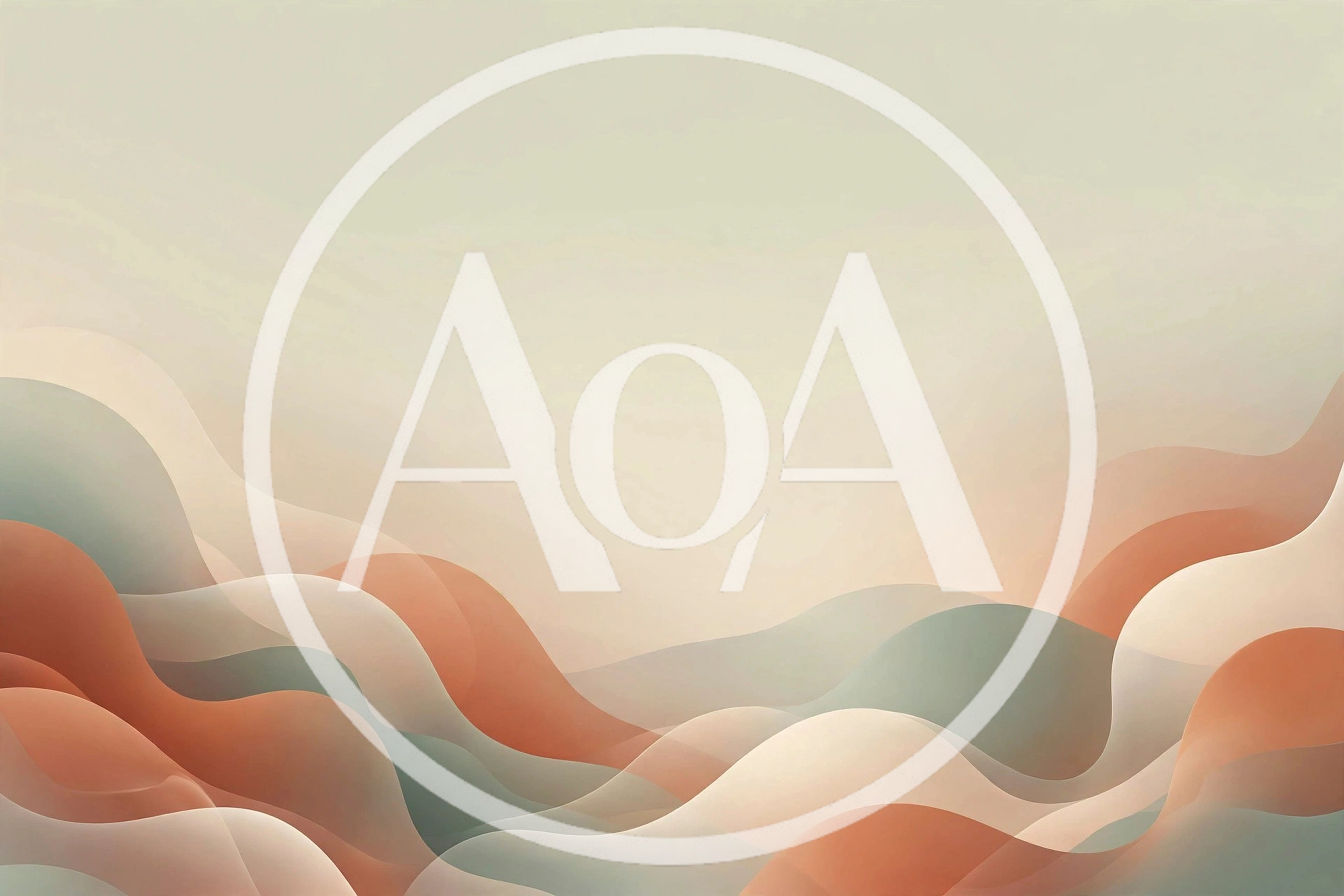 Abstract Wavy Background With Soft Pastel Tones