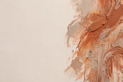 Abstract Oil Paint Texture With Earthy Tones