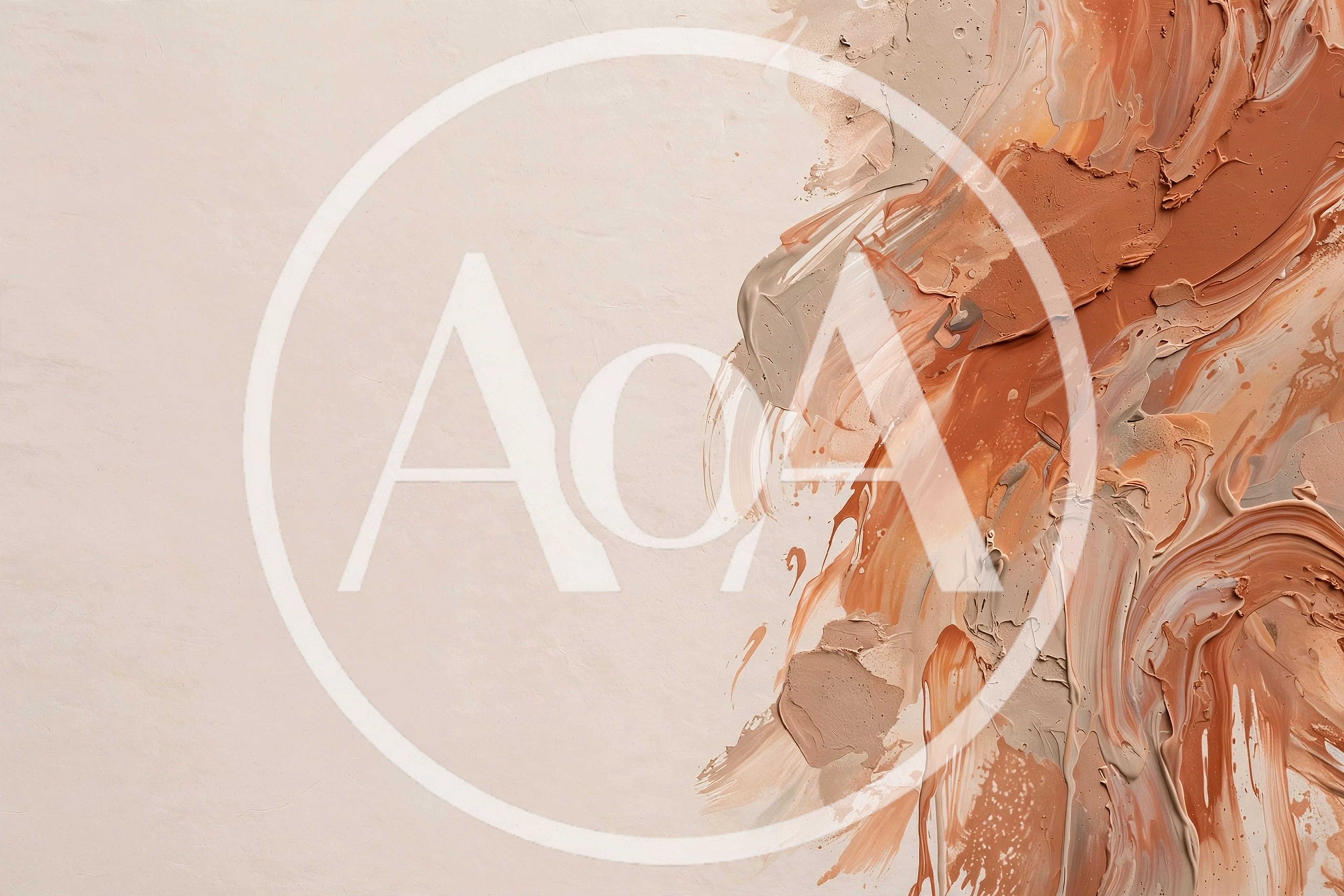 Abstract Oil Paint Texture With Earthy Tones