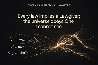Conceptual Illustration Of Divine Creation And Physics