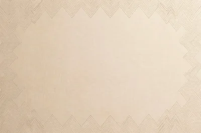 Minimalist Beige Background With Geometric Zigzag Border