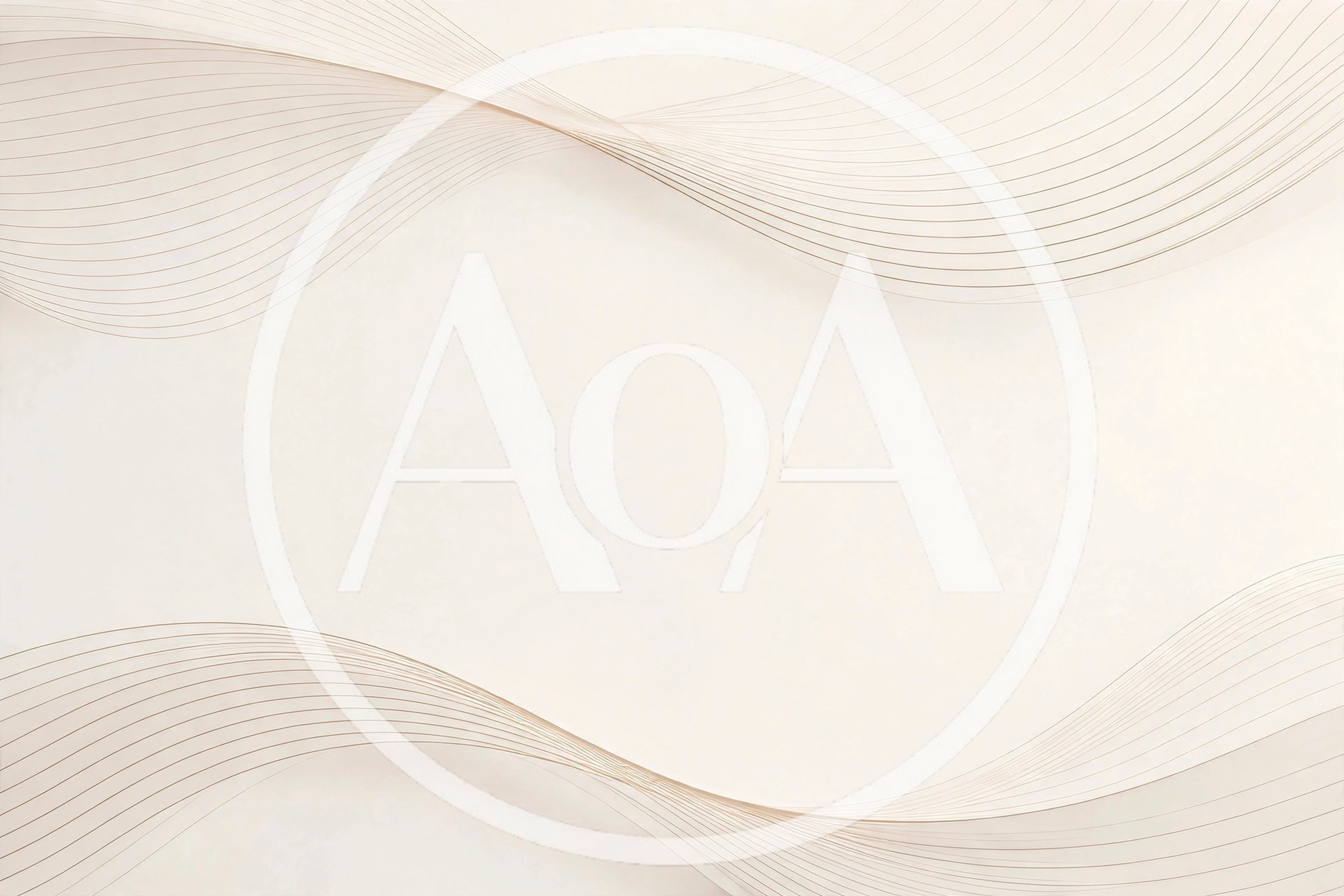 Abstract Beige Background With Elegant Flowing Lines