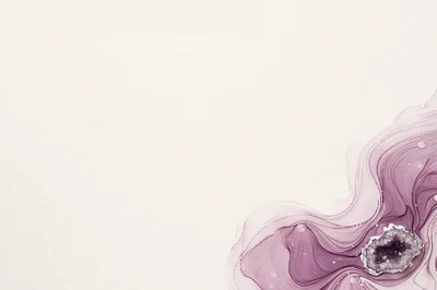 Abstract Purple Alcohol Ink Background With Geode