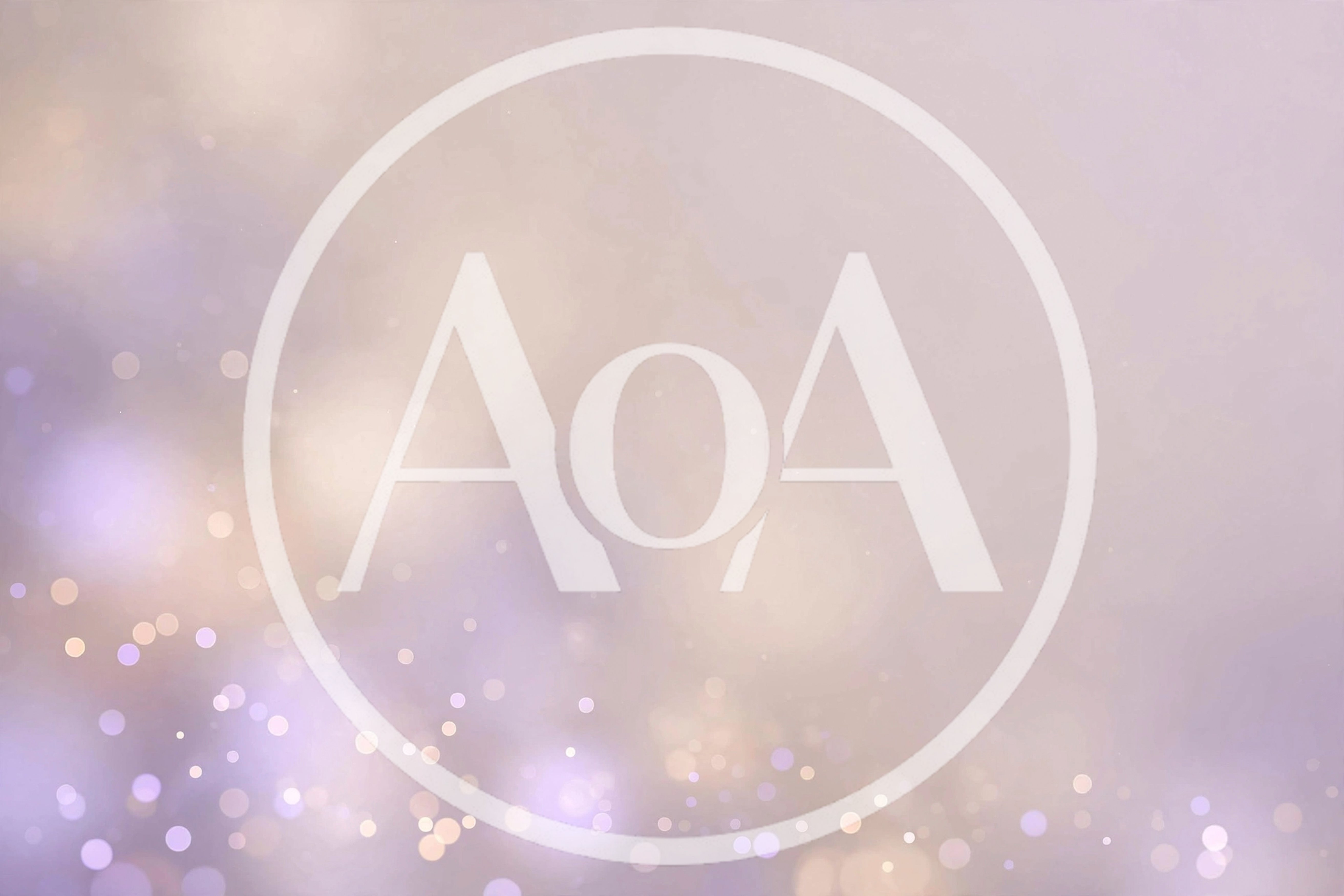 Abstract Soft Purple And Gold Bokeh Background