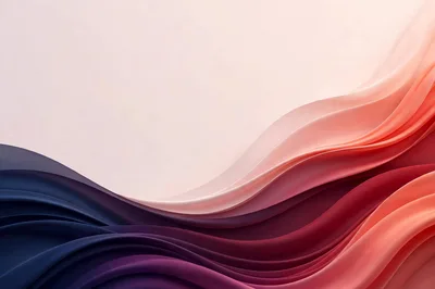 Abstract Flowing Silk Fabric Background