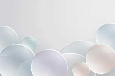 Abstract Background With Translucent Glass Circles