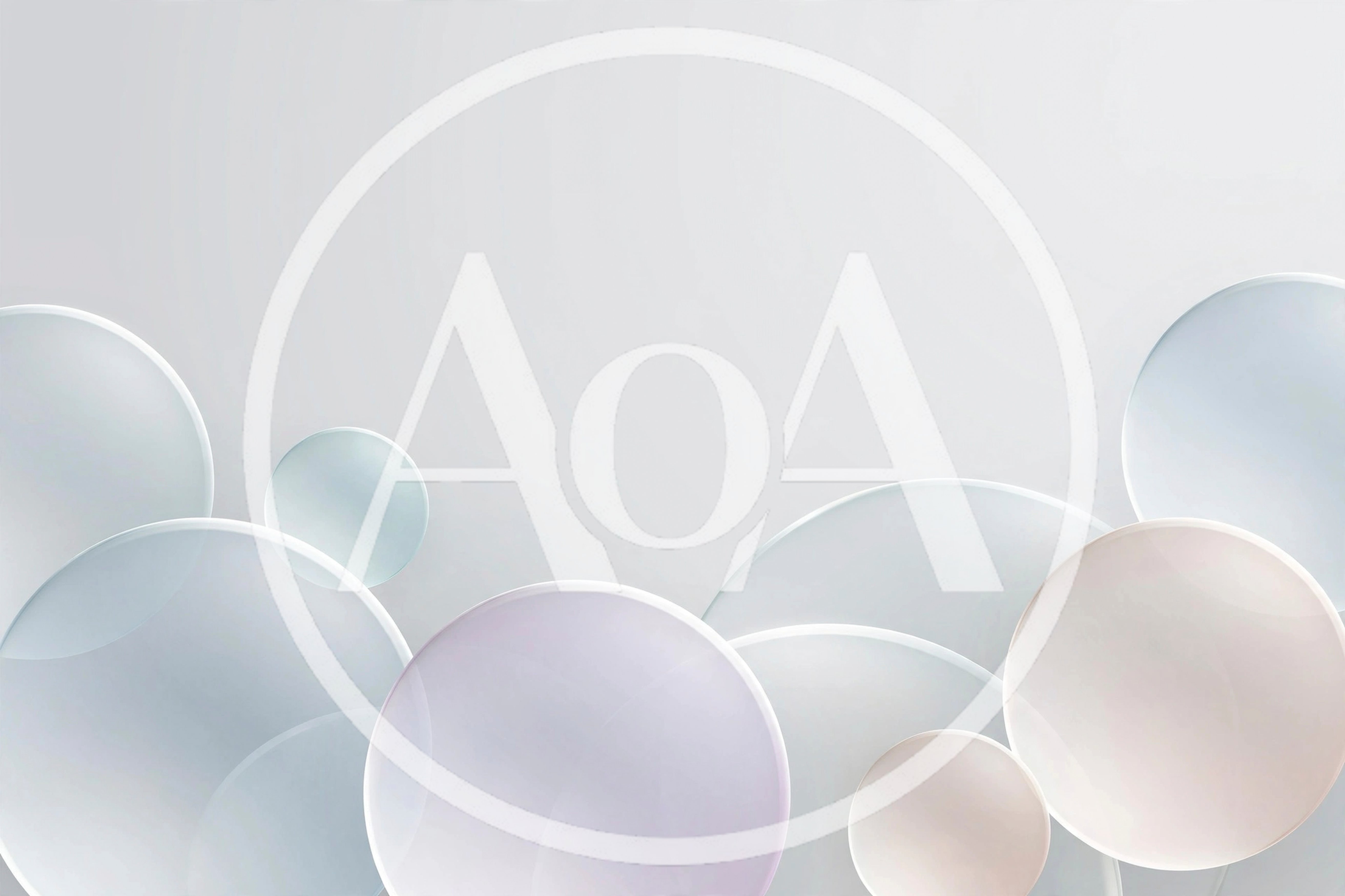 Abstract Background With Translucent Glass Circles