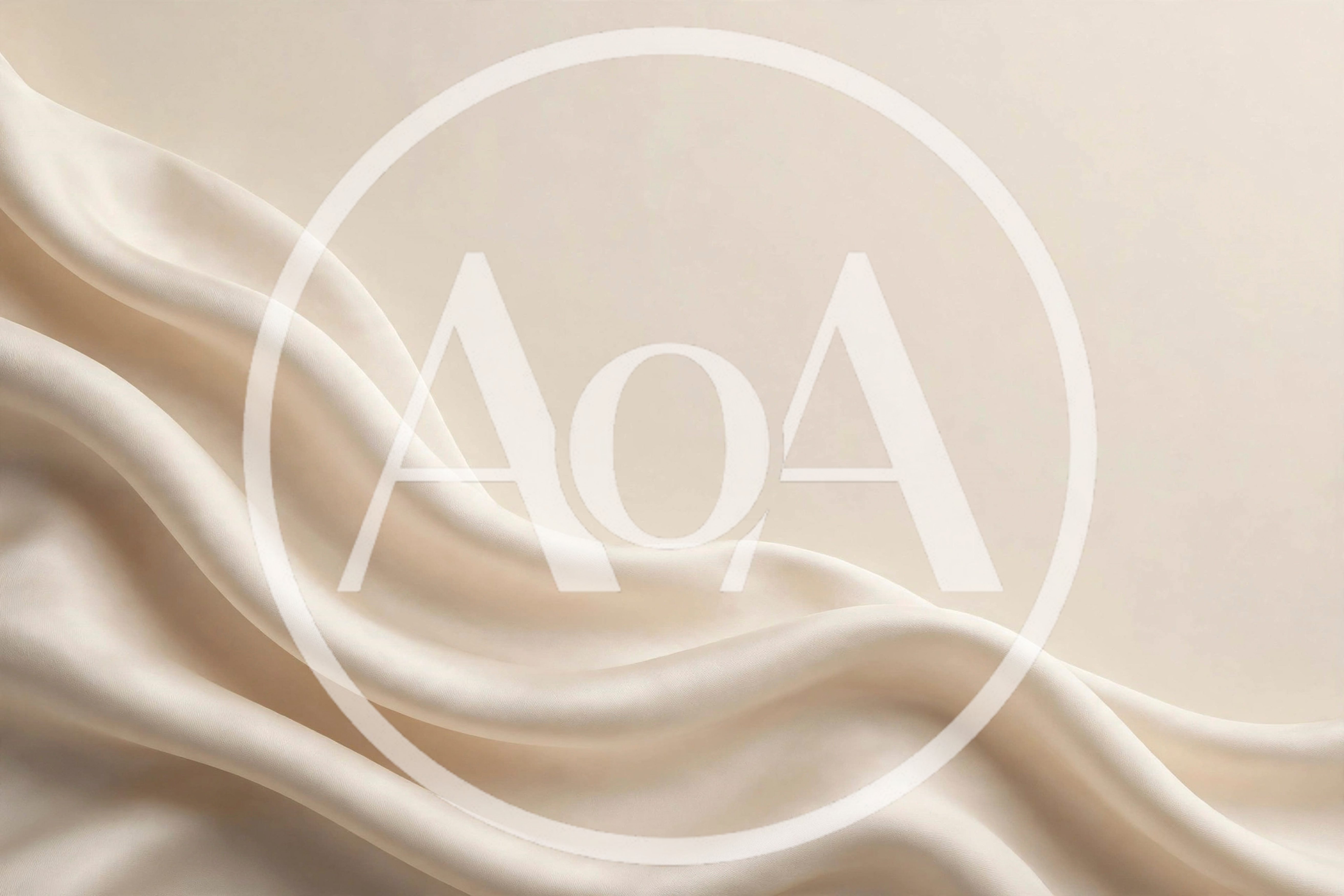 Elegant Cream Silk Fabric Background