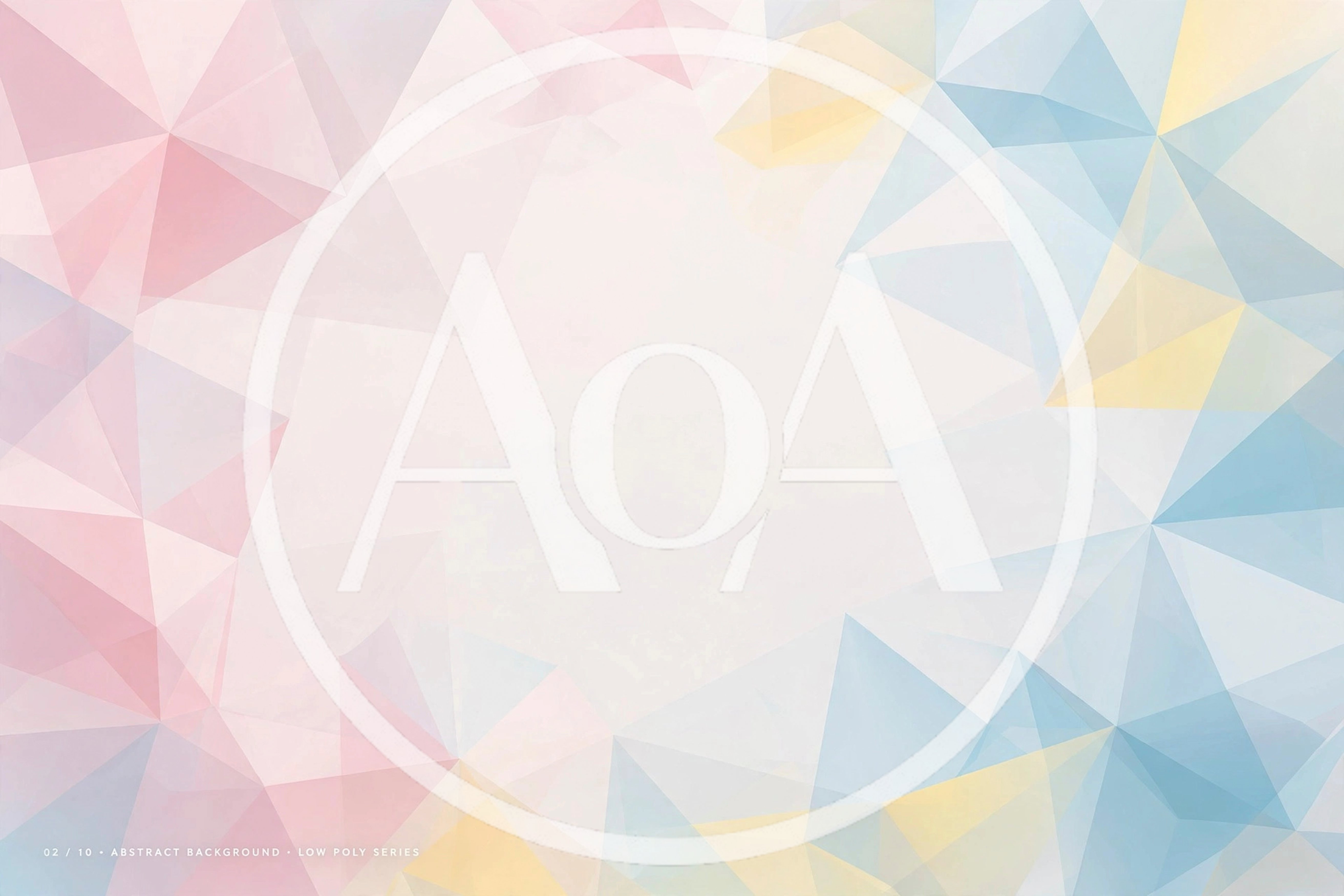 Abstract Low Poly Geometric Background Design