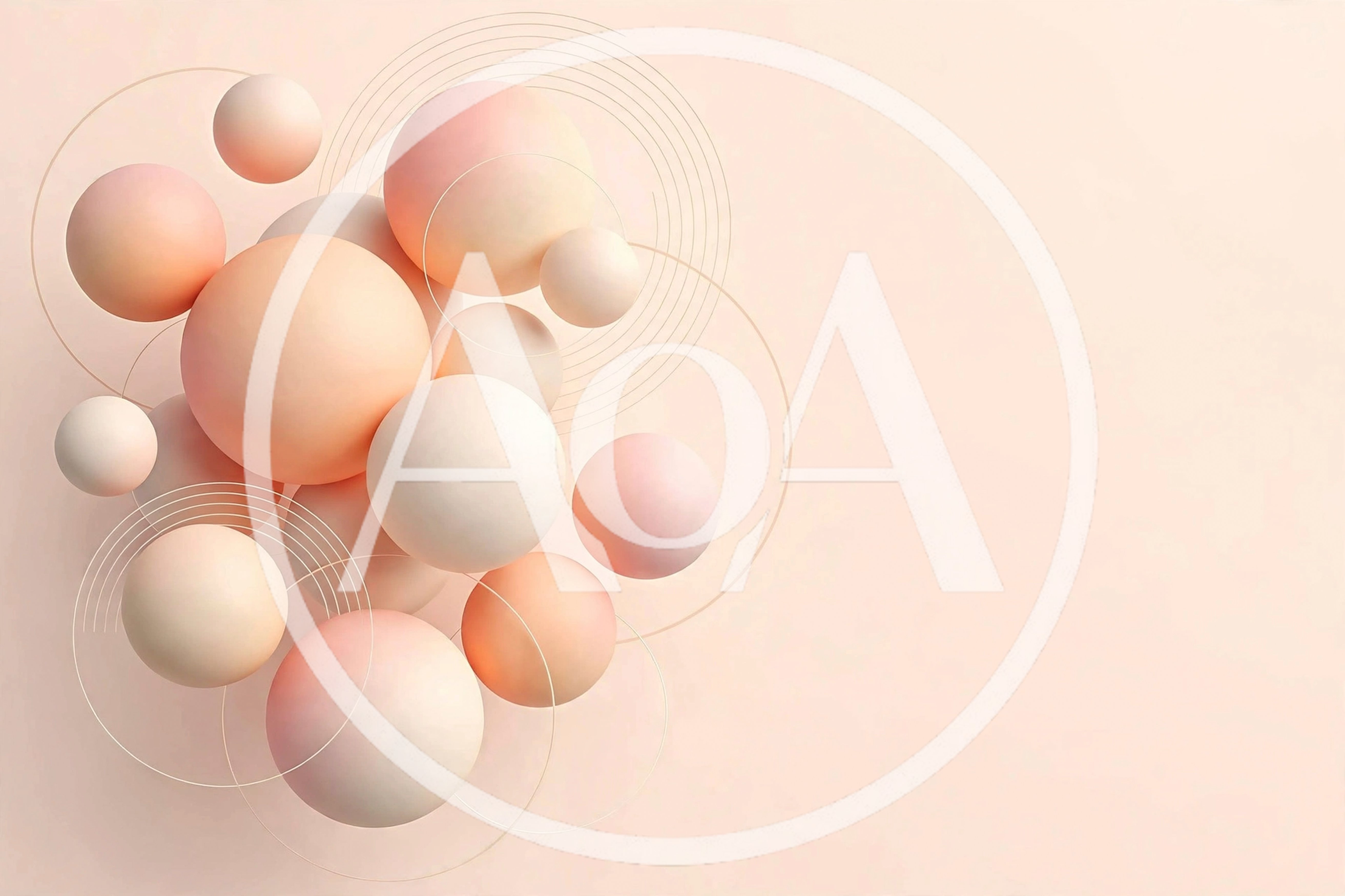 Abstract 3D Spheres With Geometric Rings