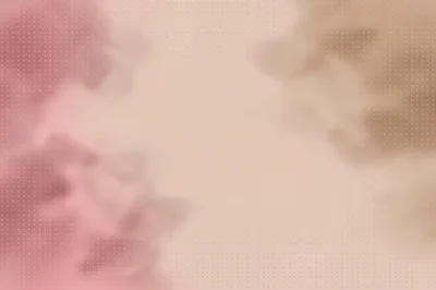 Abstract Pink And Brown Watercolor Background With Halftone Dots