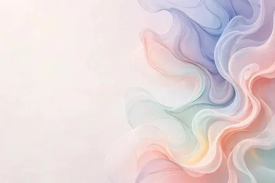 Abstract Pastel Flowing Silk Fabric Background
