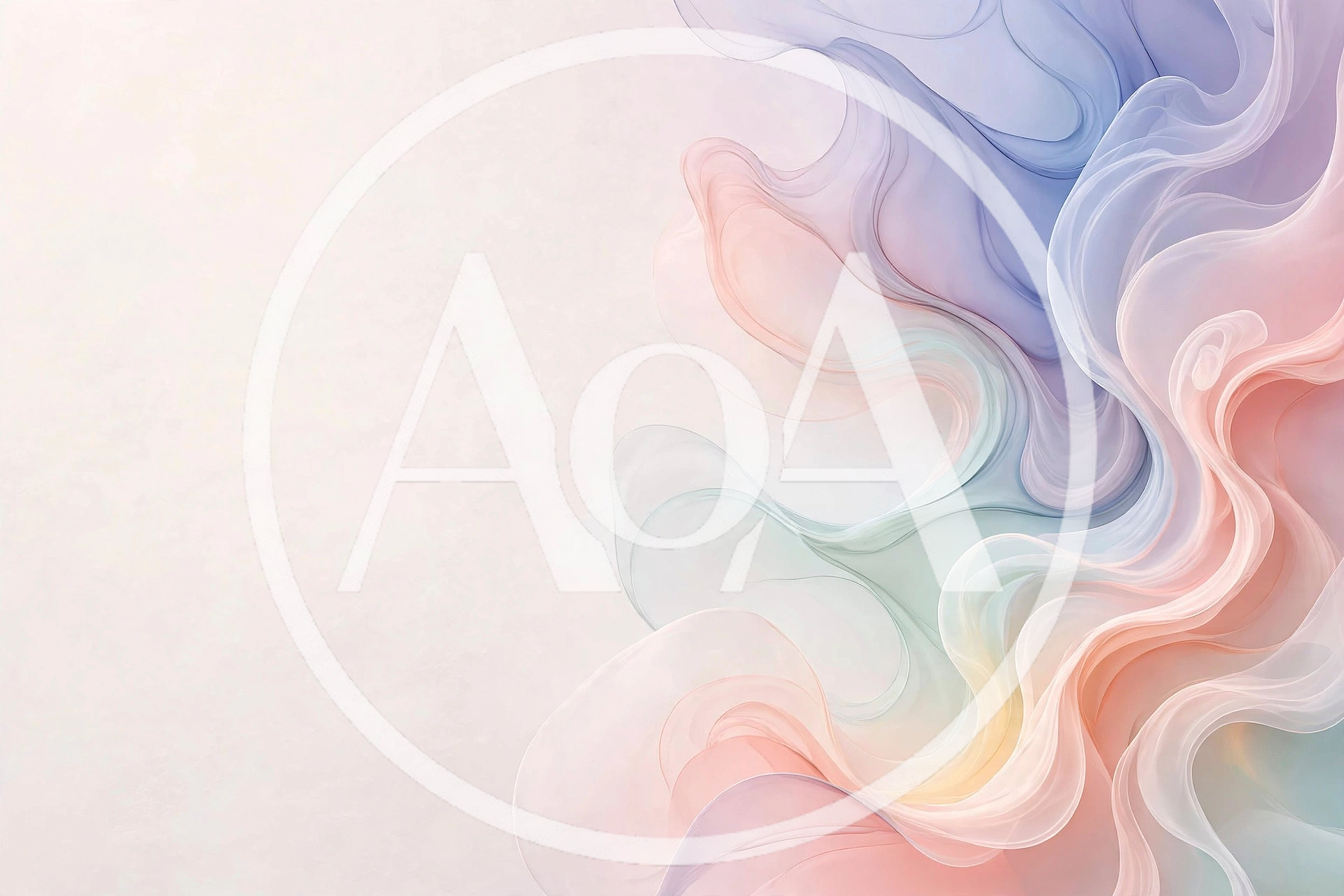 Abstract Pastel Flowing Silk Fabric Background