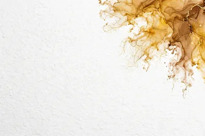 Abstract Alcohol Ink Background With Gold Veins