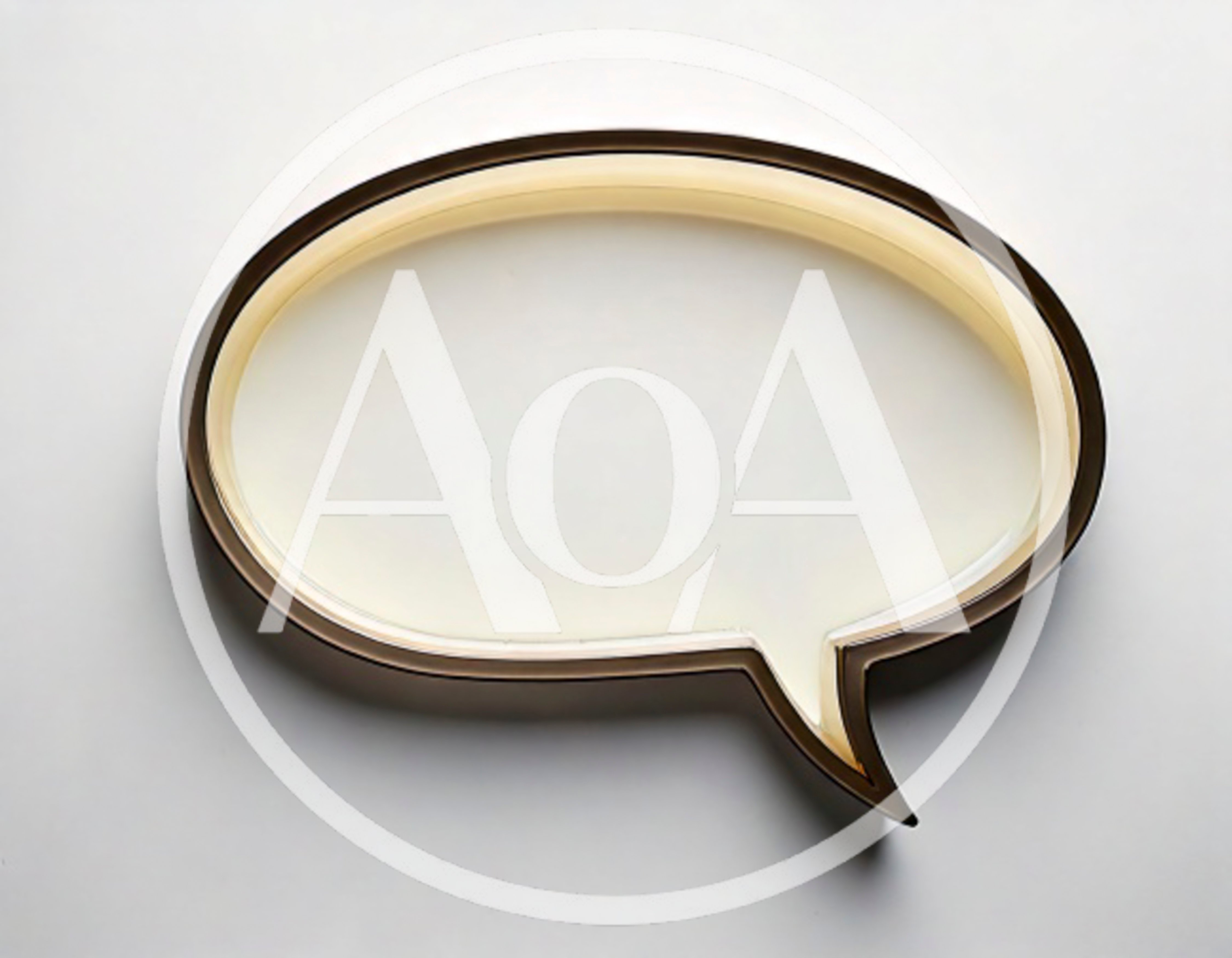 Empty Speech Bubble Icon On White Background