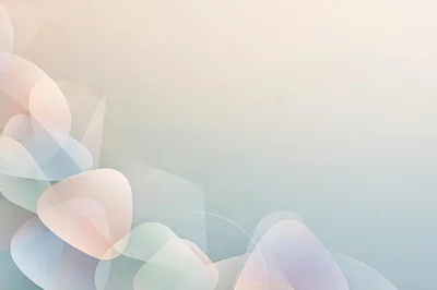 Abstract Background With Soft Pastel Overlapping Shapes