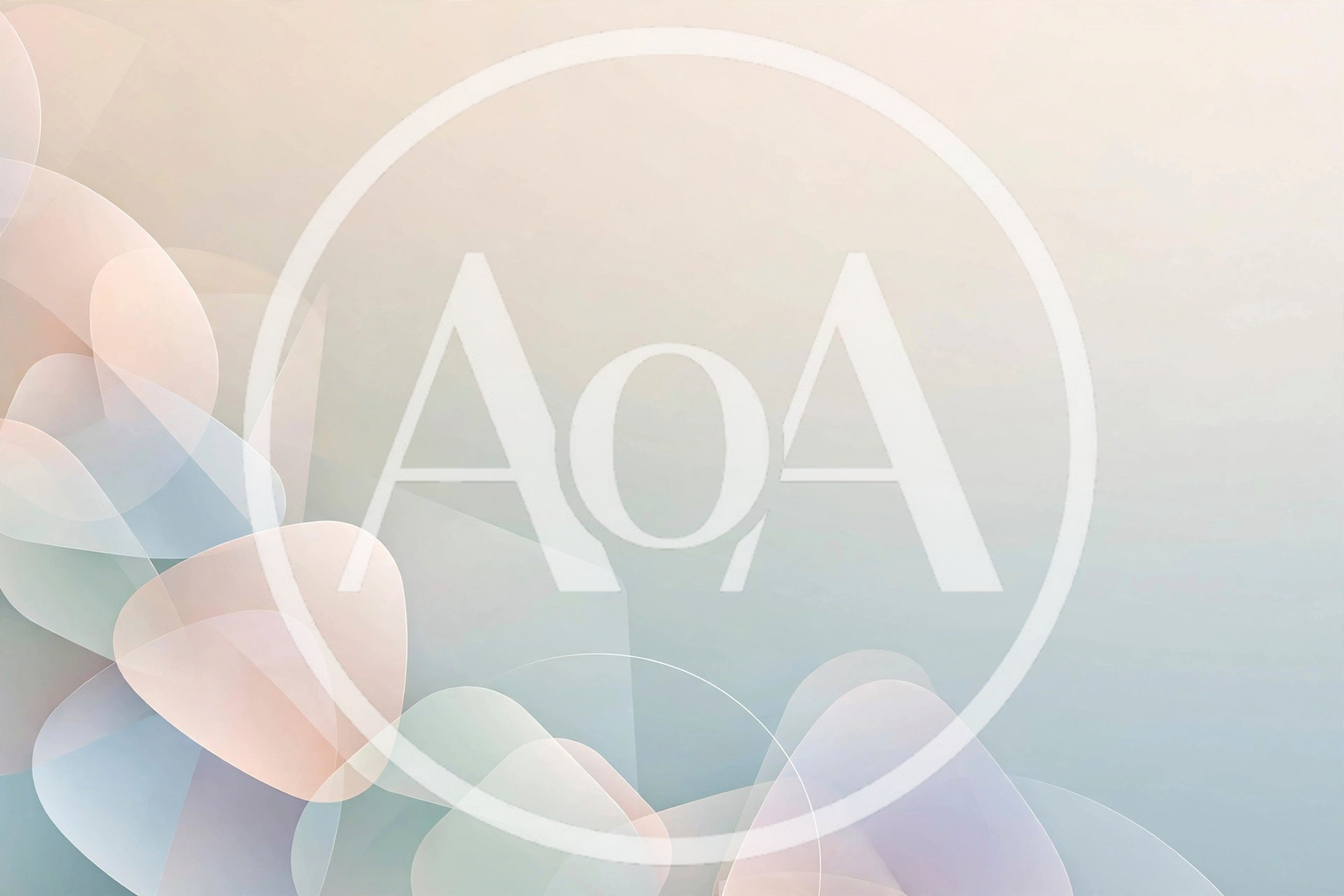 Abstract Background With Soft Pastel Overlapping Shapes