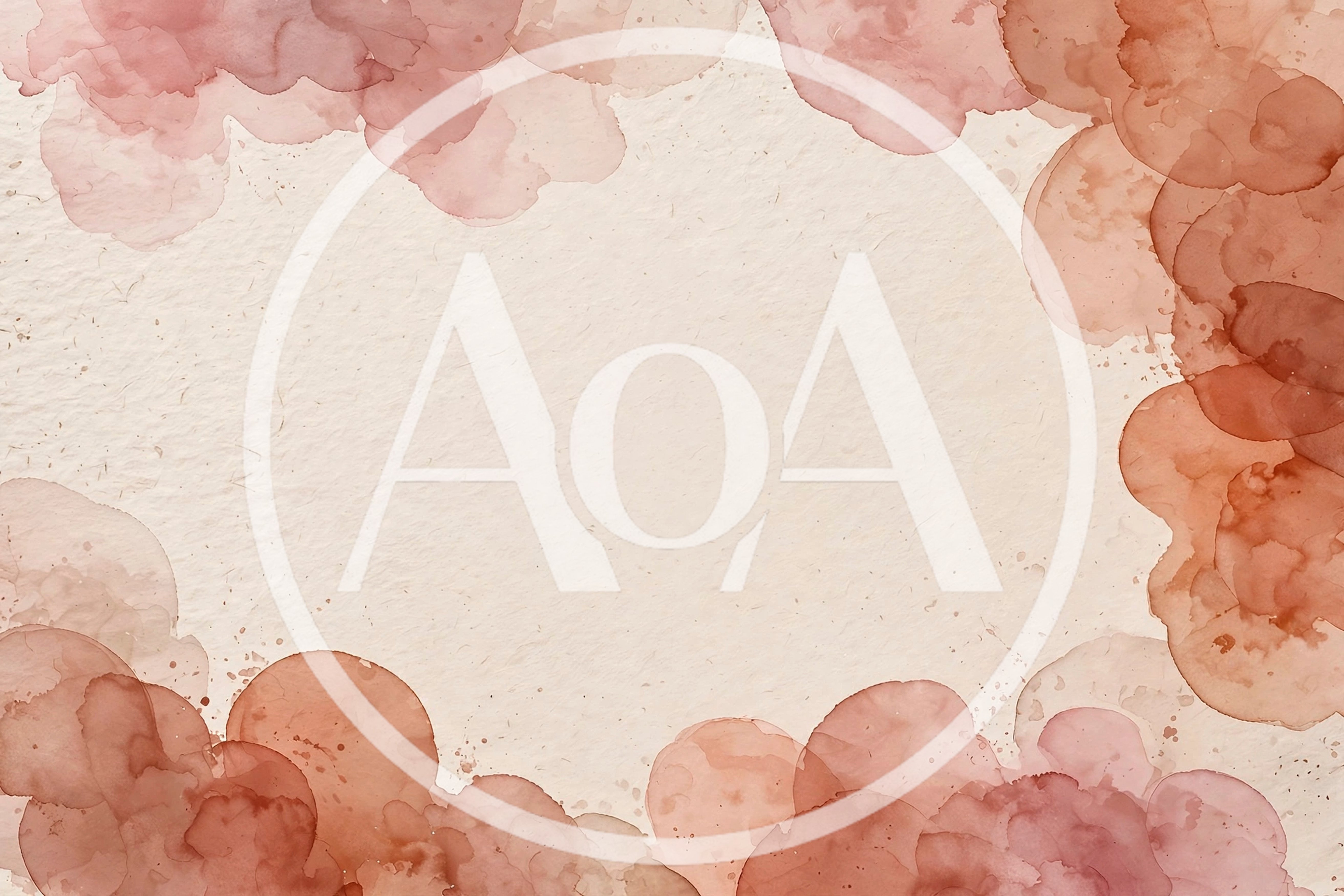 Abstract Watercolor Background With Earthy Tones